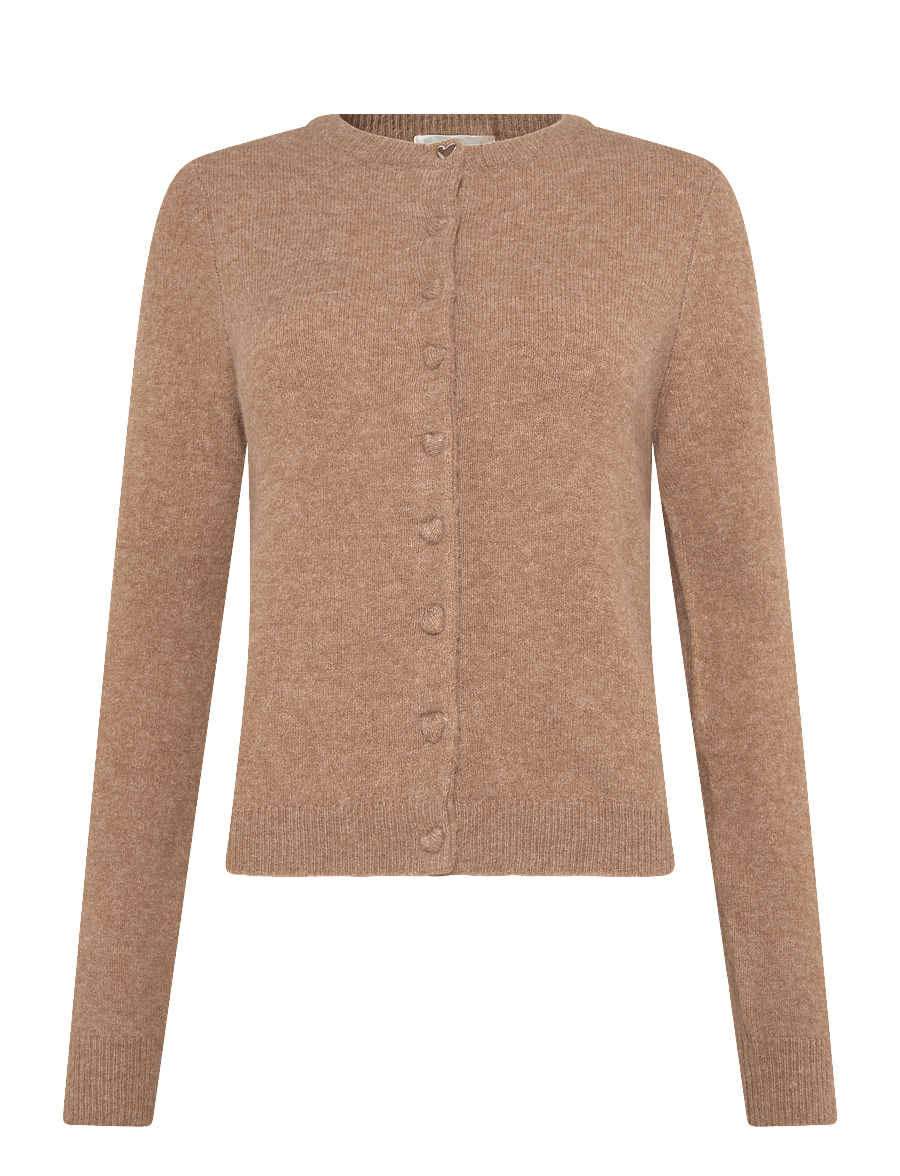 Fabienne Chapot - Lidia Button Cardigan - koftor - camel club melange - 1