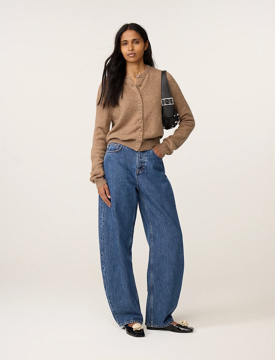 Fabienne Chapot - Lidia Button Cardigan - strickjacken - camel club melange - 0