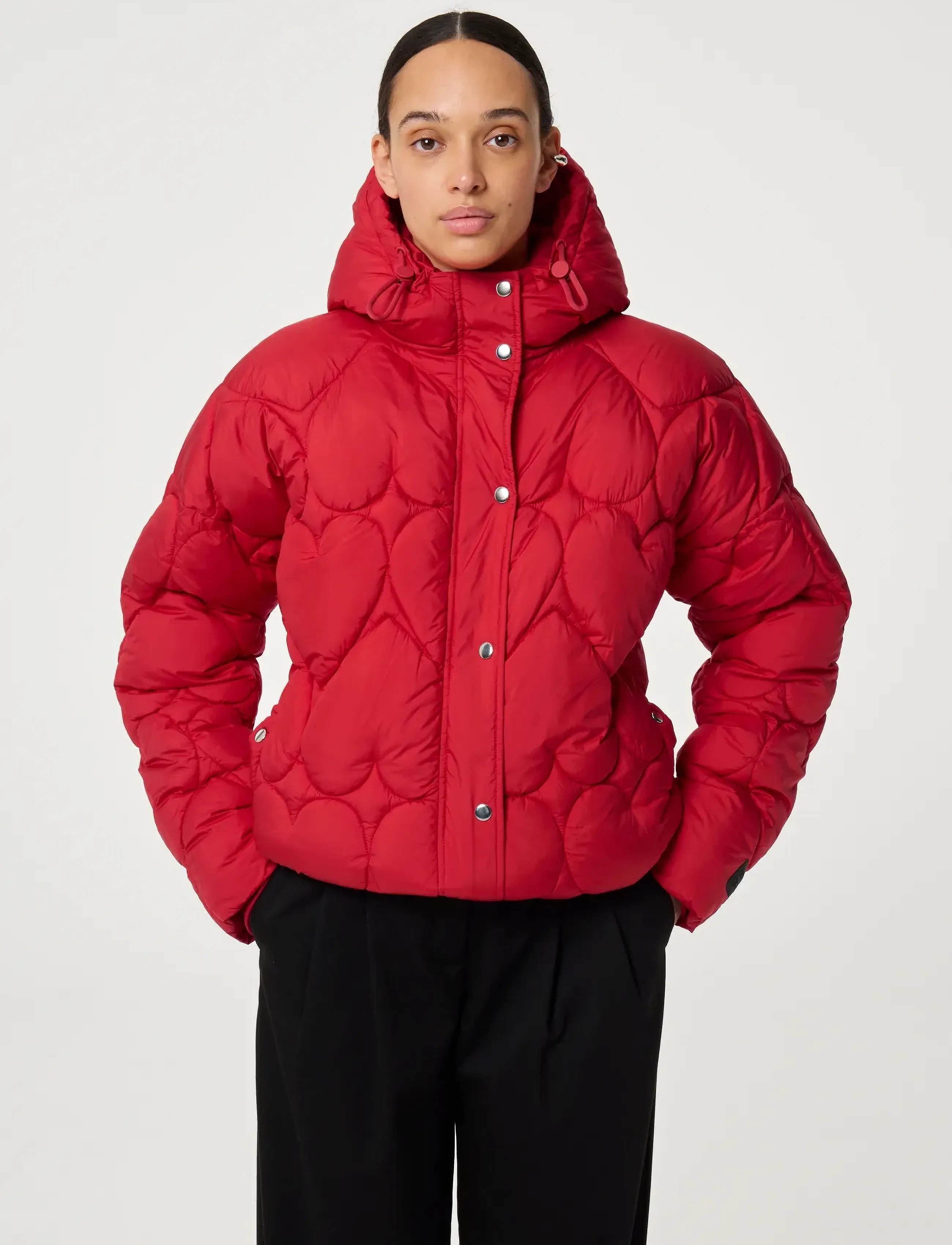 Fabienne Chapot - Prisca Puffer - forede jakker - disco red - 2