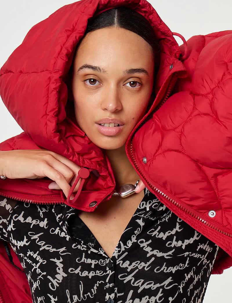 Fabienne Chapot - Prisca Puffer - winter jacket - disco red - 5