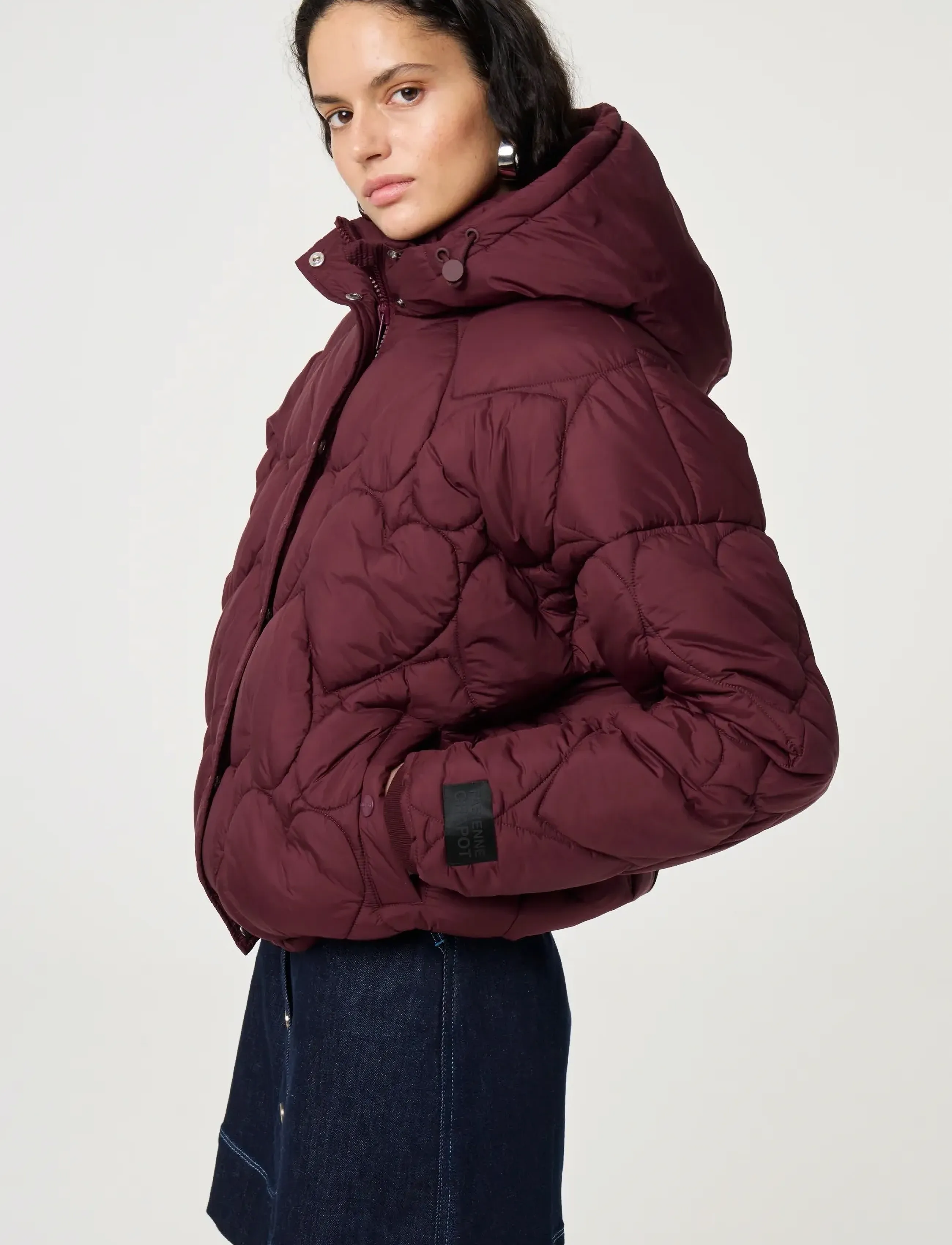 Fabienne Chapot - Prisca Puffer - talvejoped - deep burgundy - 1