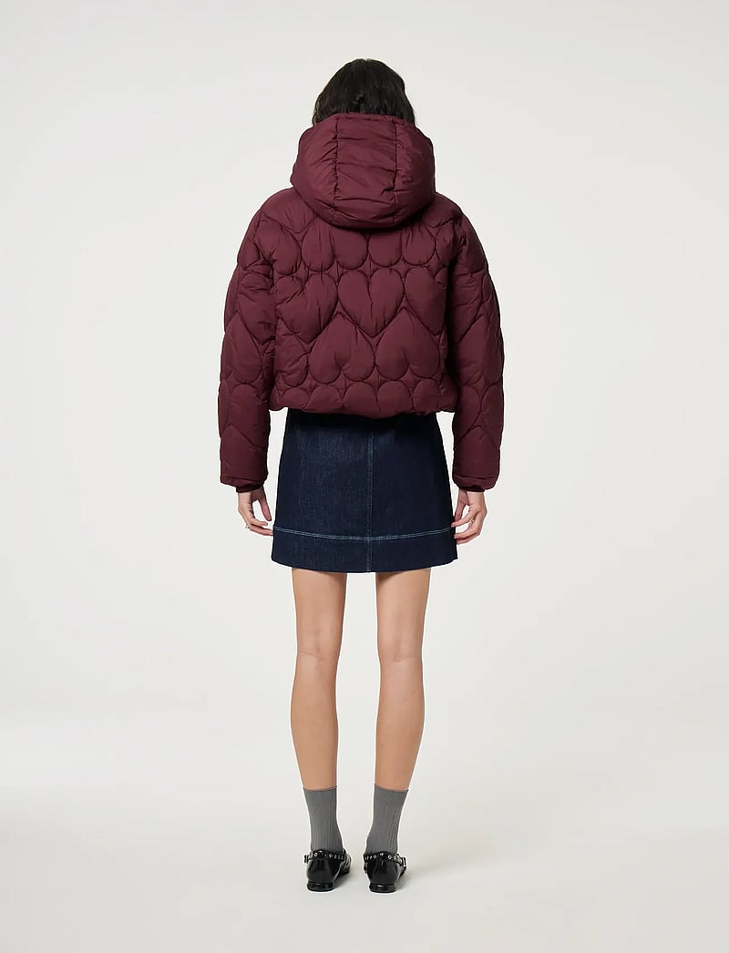Fabienne Chapot - Prisca Puffer - vinterjackor - deep burgundy - 2