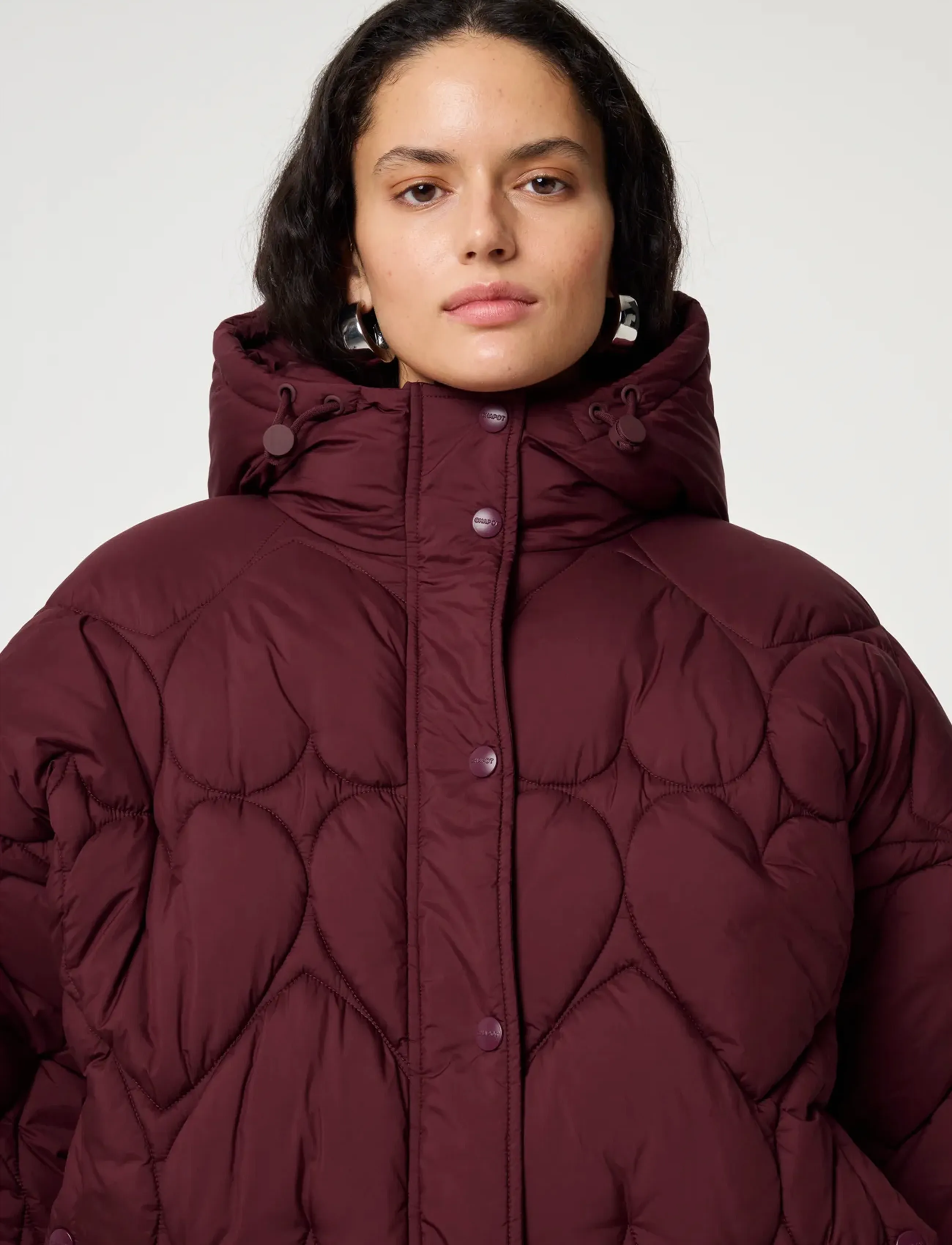 Fabienne Chapot - Prisca Puffer - talvejoped - deep burgundy - 3