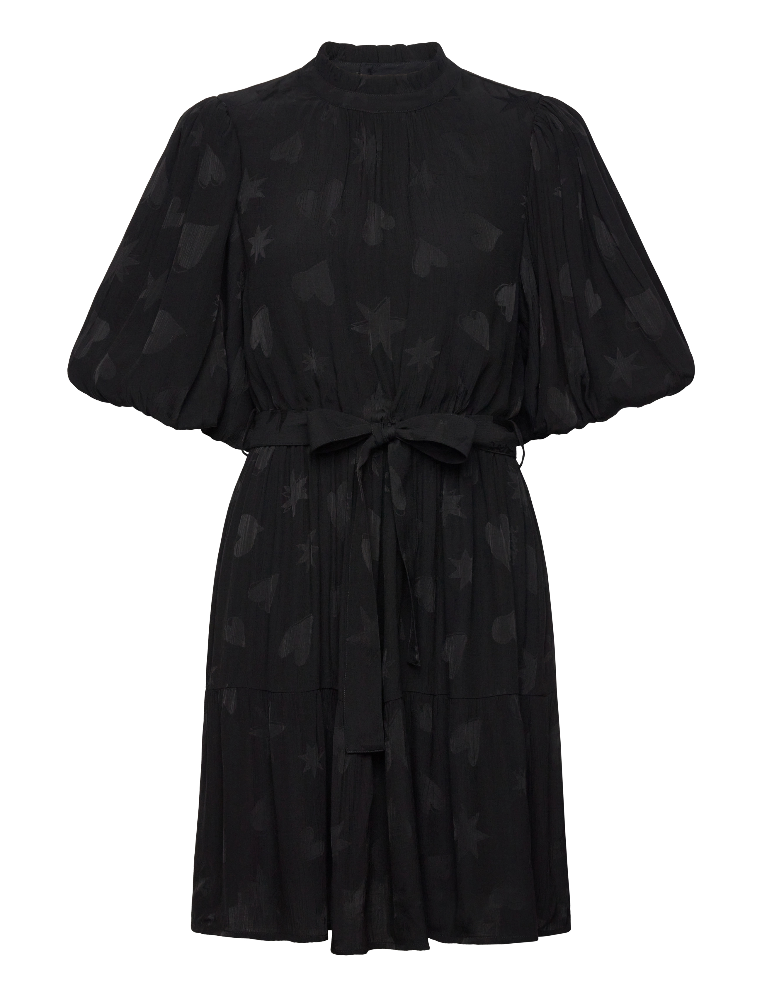 FABIENNE CHAPOT Roxy Jacquard Kleid Schwarz - 34 - Damen