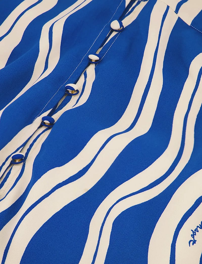 Fabienne Chapot - Ana Dress - skjortekjoler - cosy white/cobalt - 4