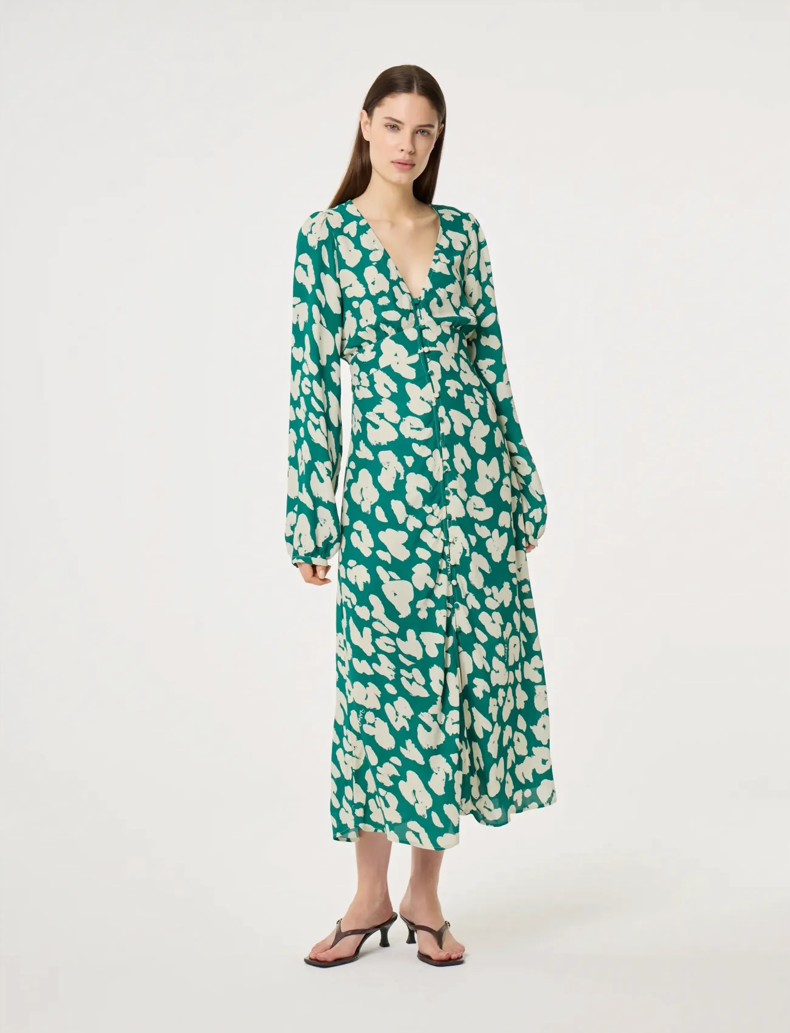 Fabienne Chapot Ana Dress, 38, Dresses, Grün - Knee-length & Midi, Frauen