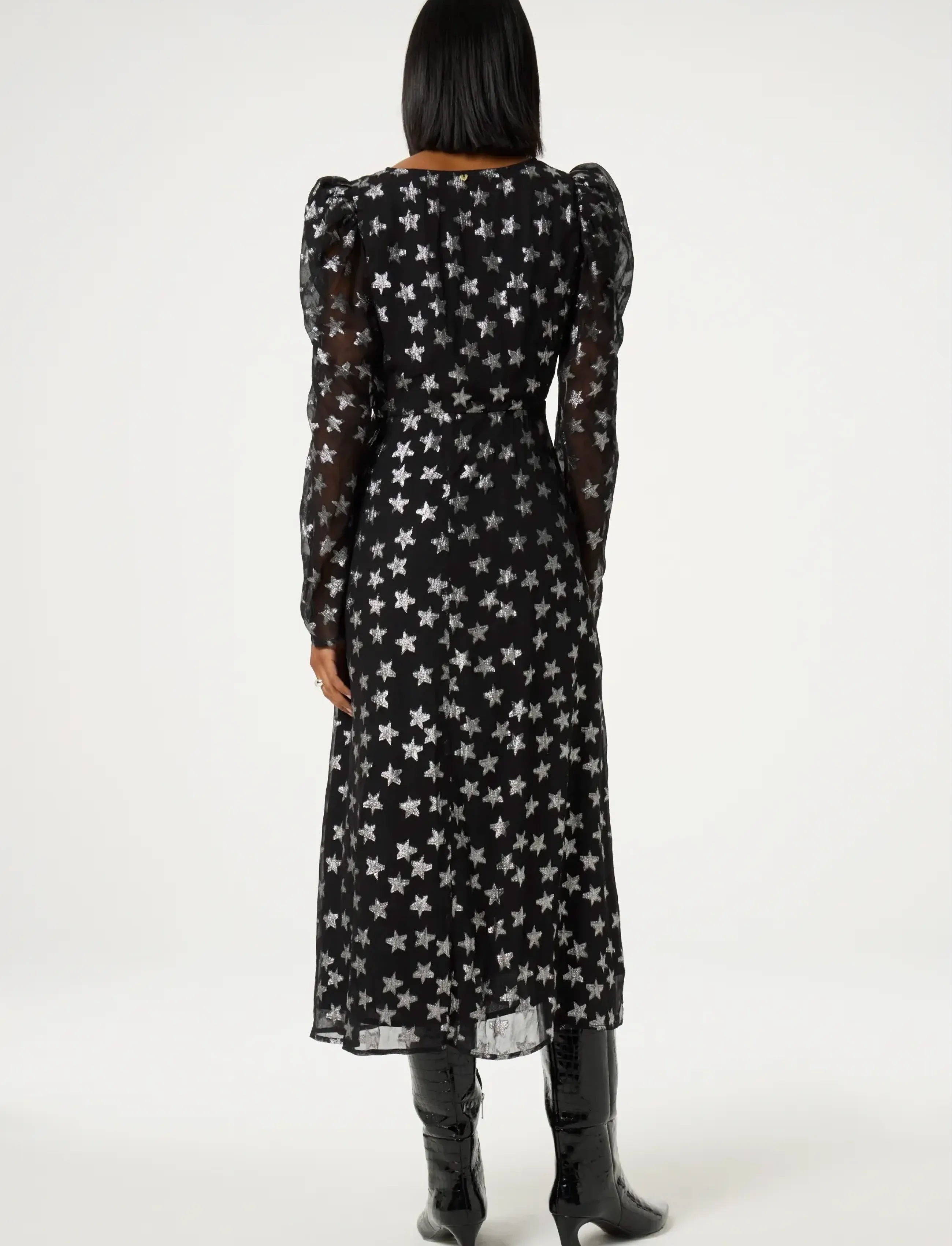 Fabienne Chapot - Vera Dress - festtøj til outletpriser - black/silver - 2