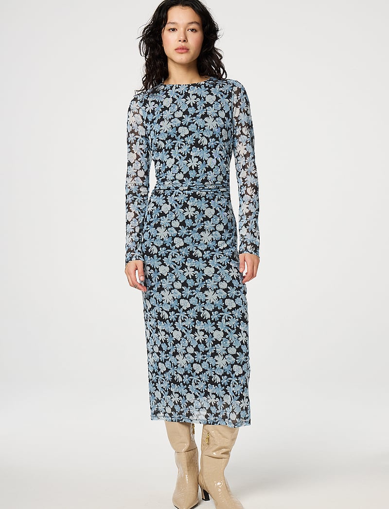 Fabienne Chapot - Zita Dress - midikleider - black/bright blue - 0