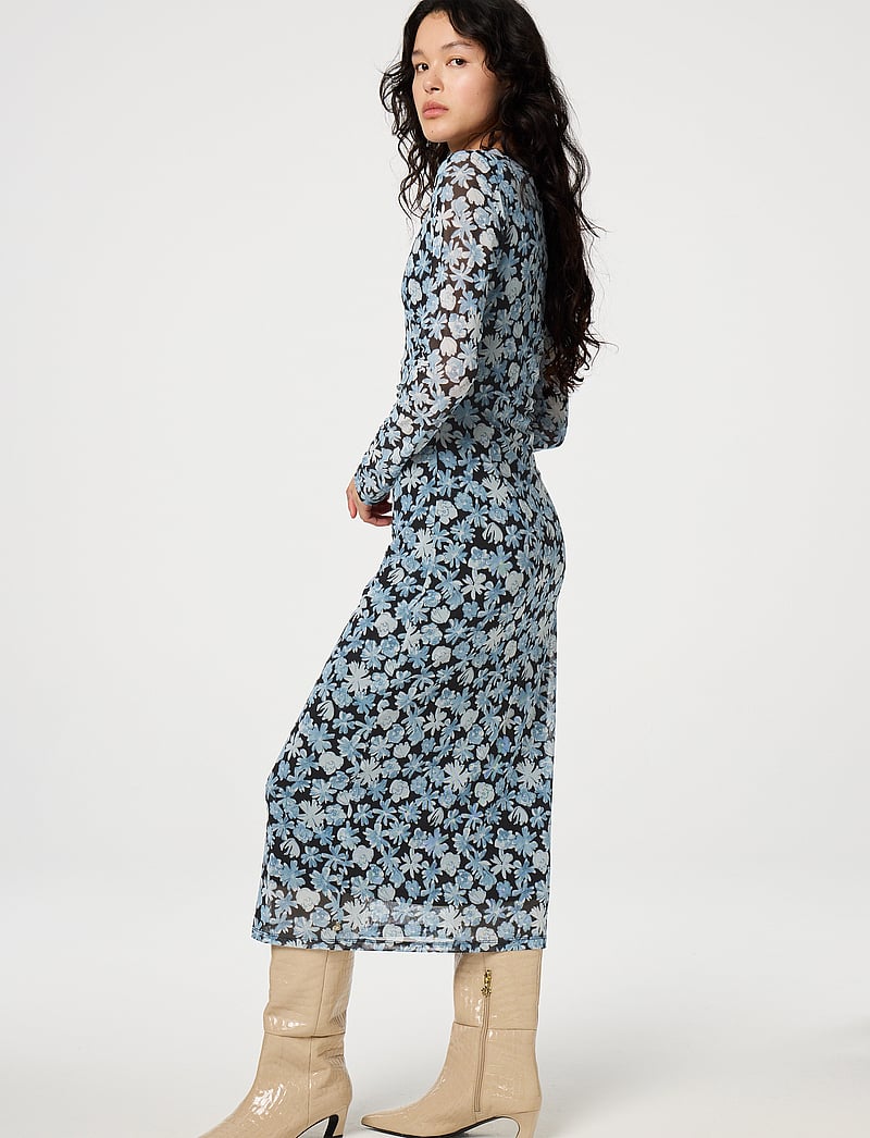 Fabienne Chapot - Zita Dress - midikleider - black/bright blue - 4