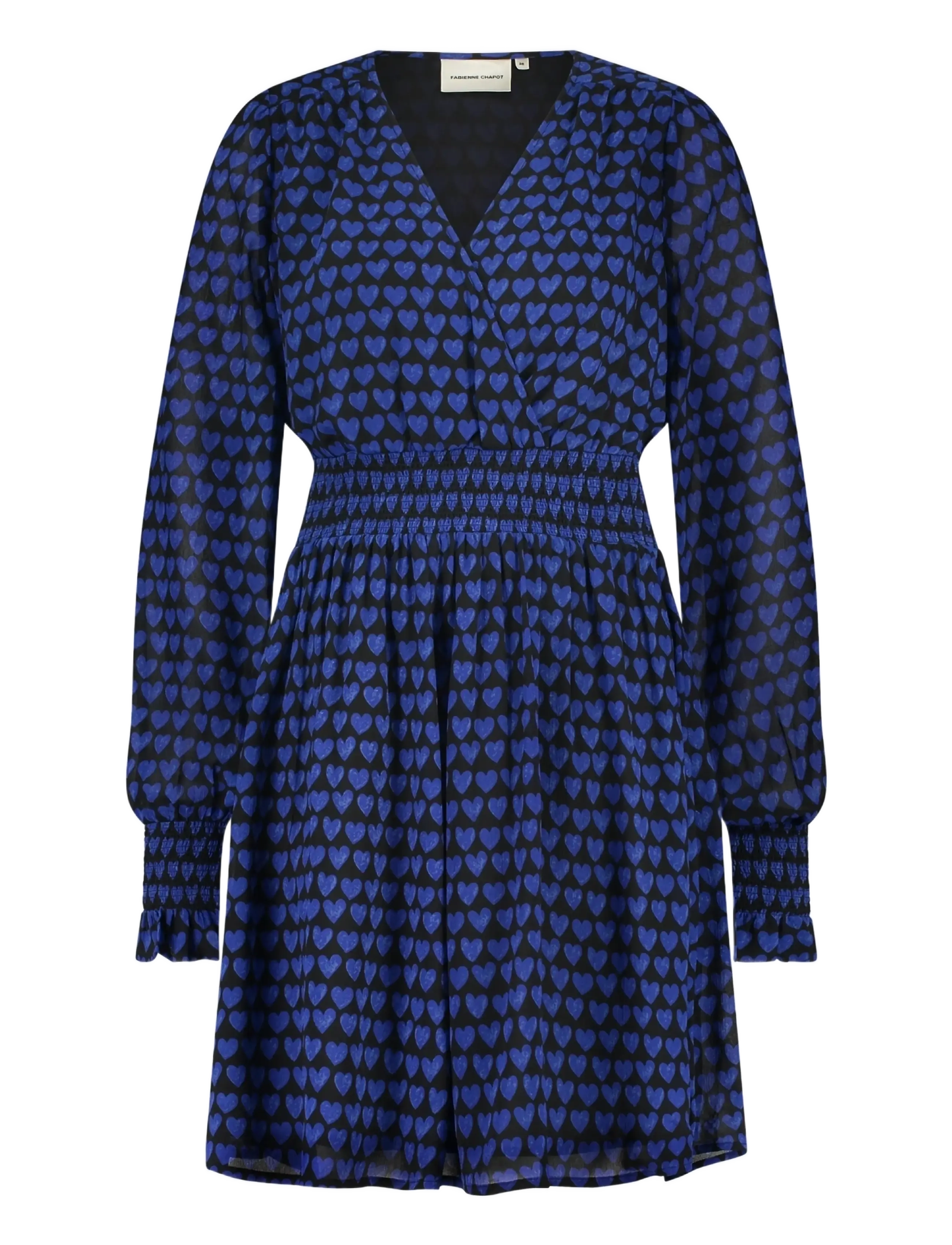 Fabienne Chapot Anjuna Dress - Fabienne Chapot - BLACK/BRIGHT BLUE / navy