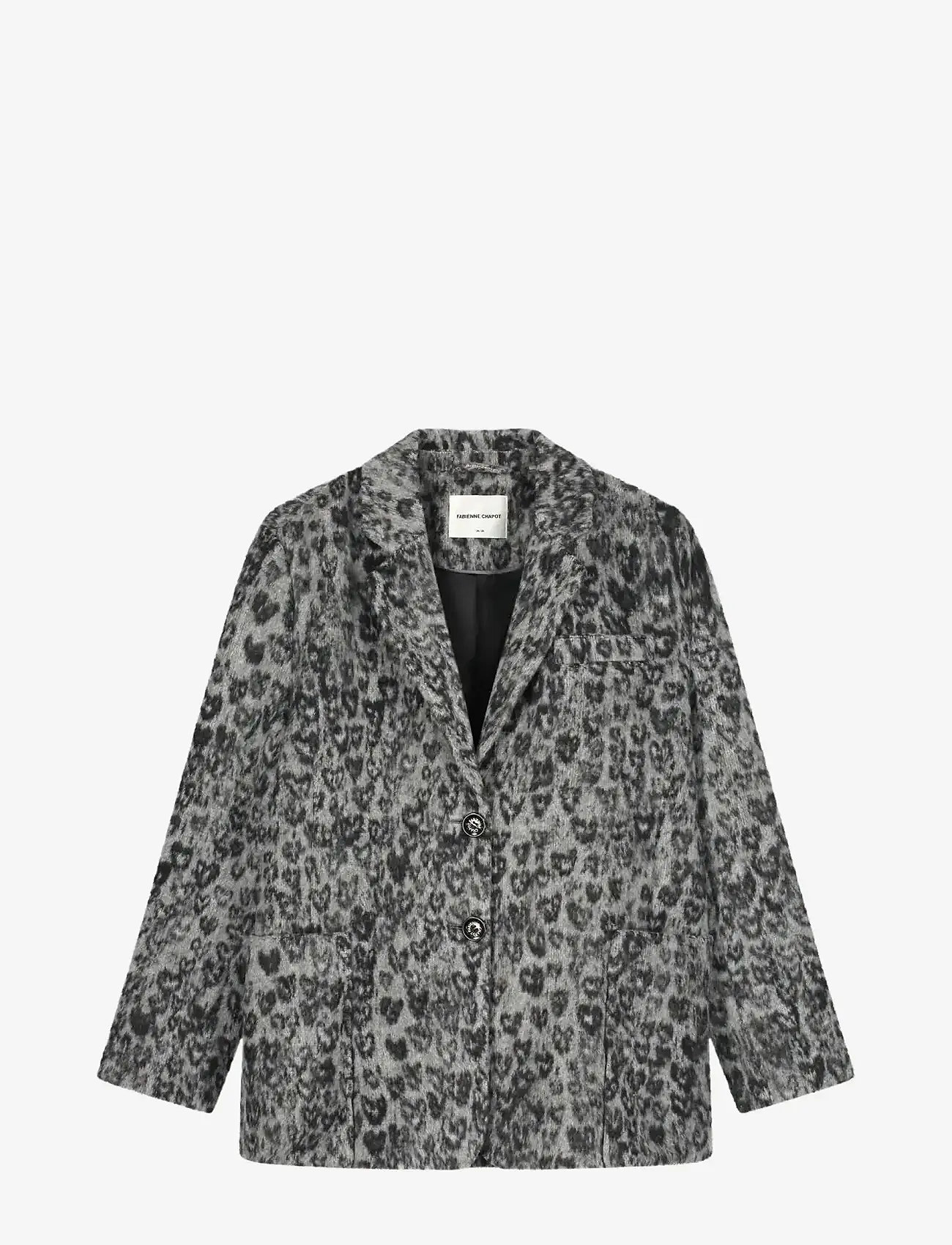 Fabienne Chapot - Henry Jacket - single breasted blazers - antra/black - 0