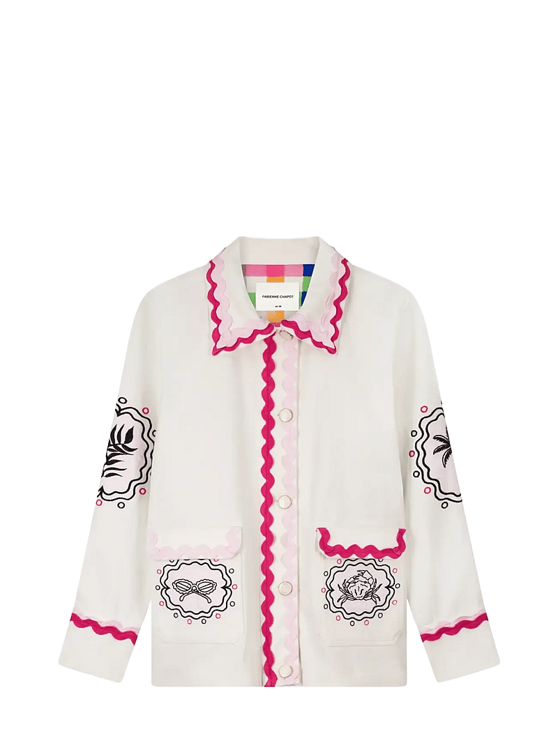Fabienne Chapot - Melodie Embro Jacket - forårsjakker - cosy white - 1