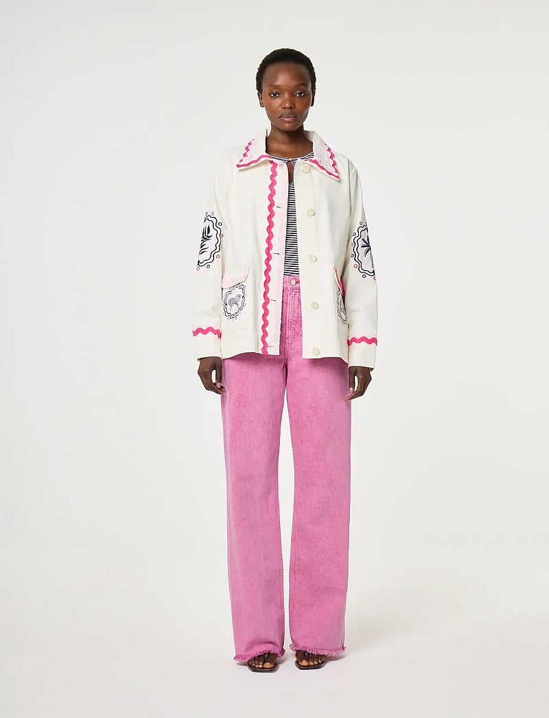 Fabienne Chapot - Melodie Embro Jacket - forårsjakker - cosy white - 0