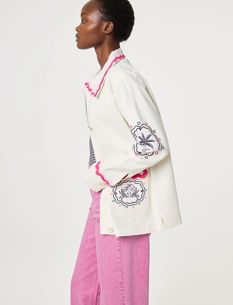 Fabienne Chapot - Melodie Embro Jacket - forårsjakker - cosy white - 4