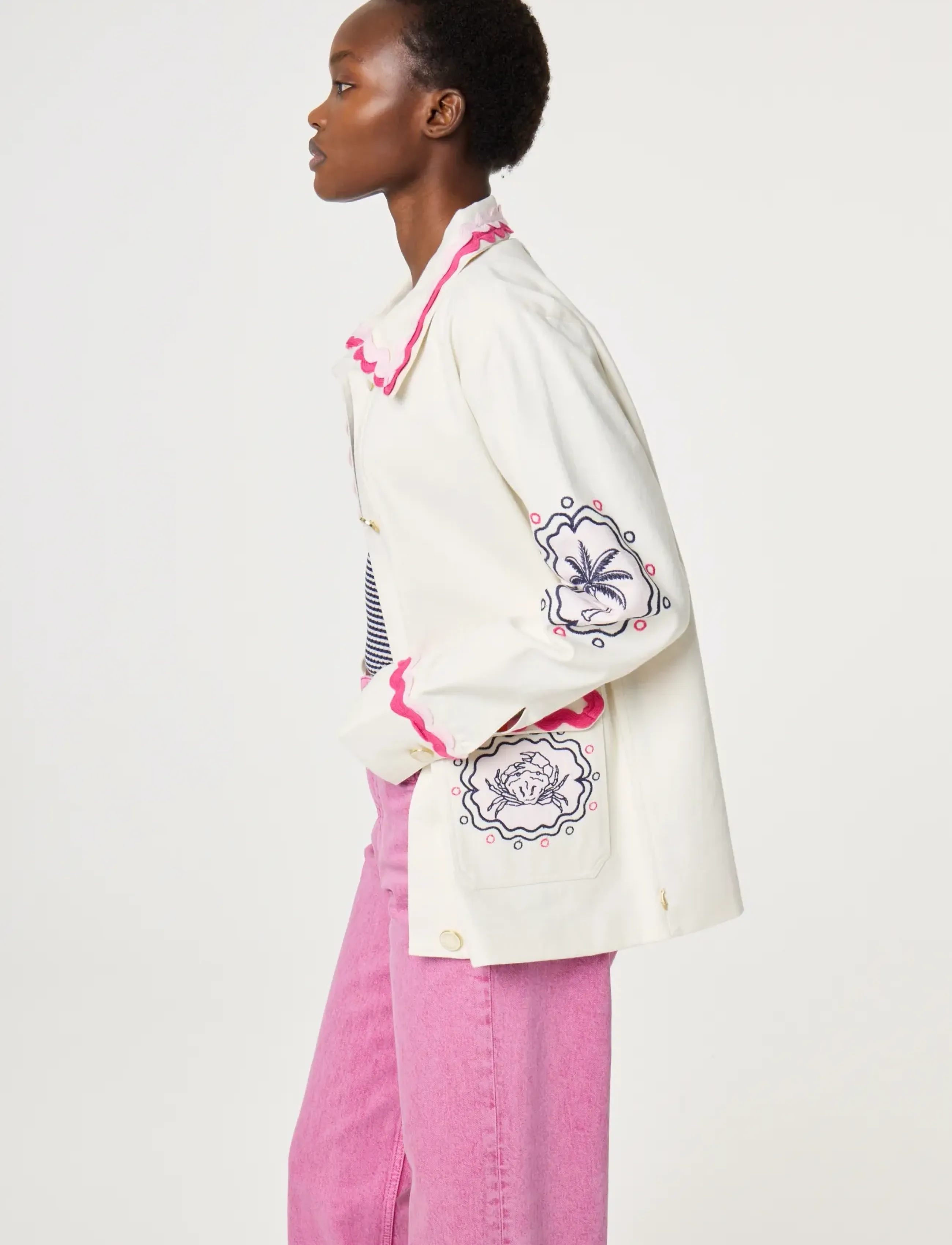 Fabienne Chapot - Melodie Embro Jacket - lentejassen - cosy white - 4