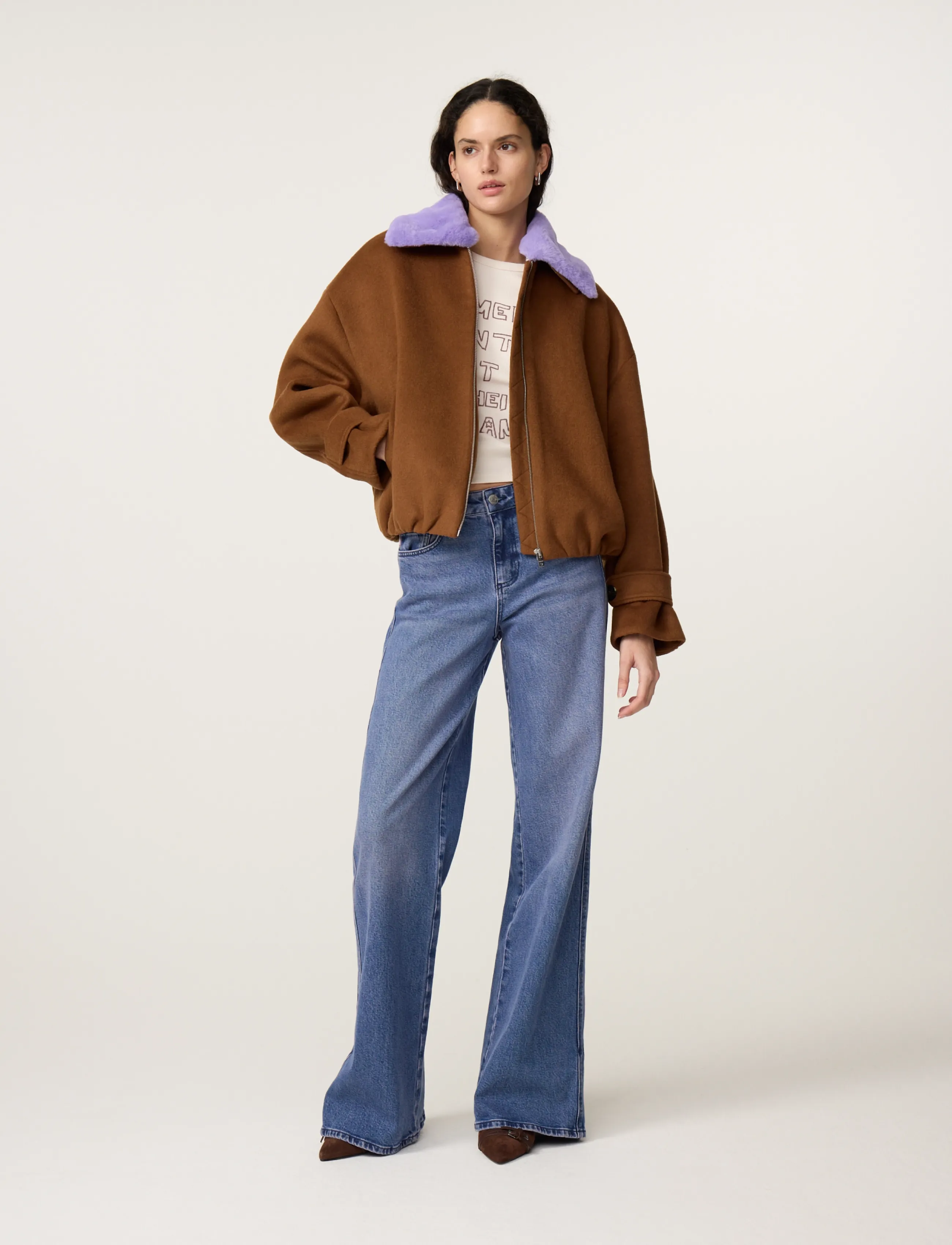 Fabienne Chapot Jael Jacket - Bomberjakid - TOFFEE / brown