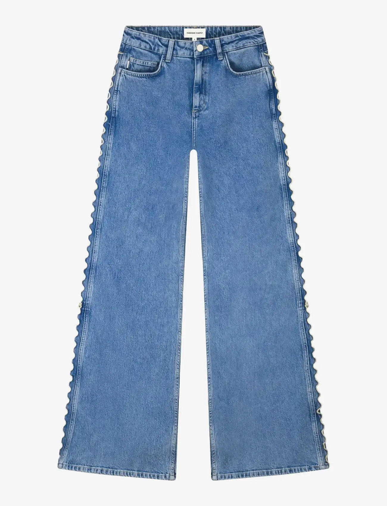 Fabienne Chapot - Thea Wide Leg Jeans - brede jeans - mid blue - 0