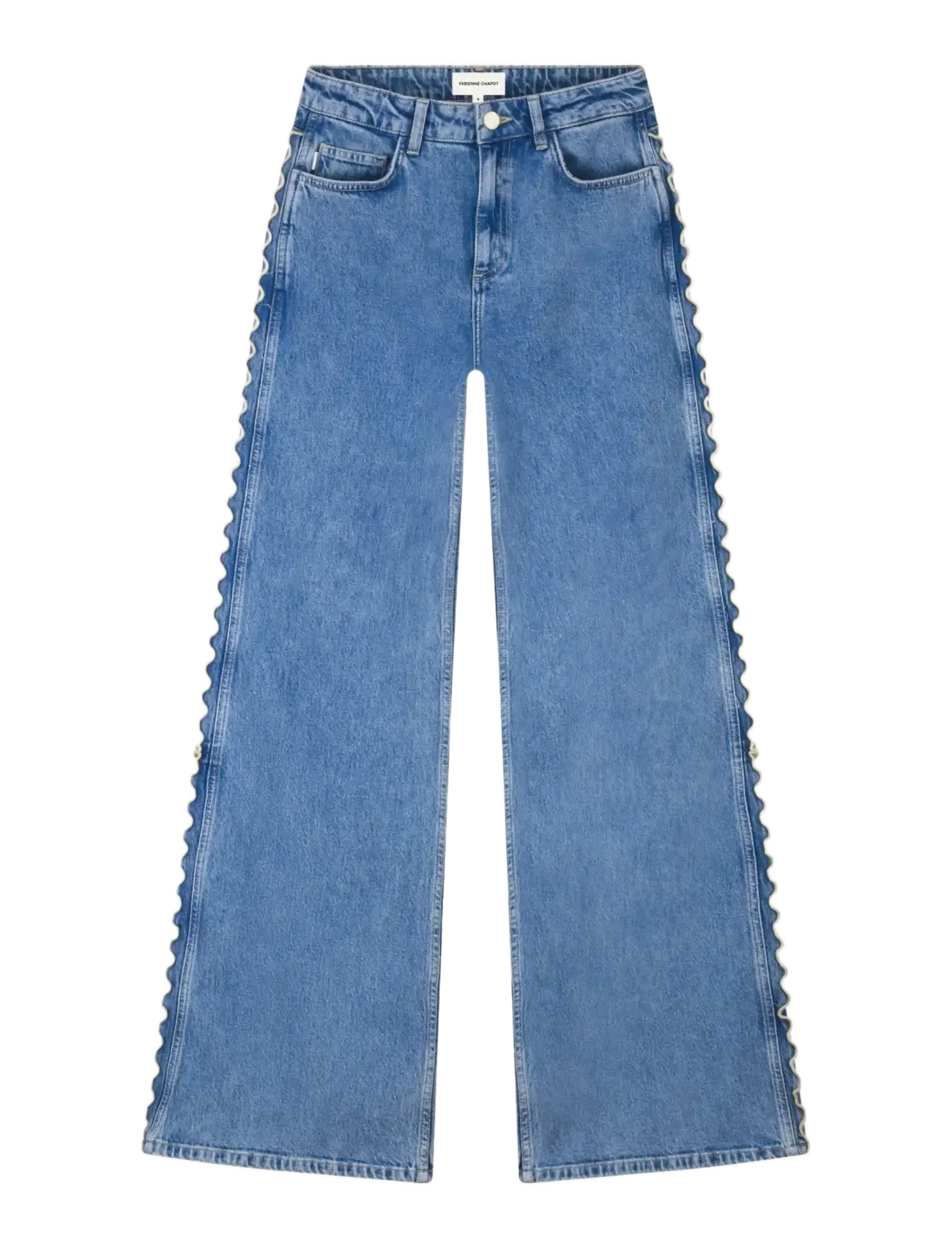Fabienne Chapot Thea Wide Leg Jeans - Tøj - MID BLUE / blue
