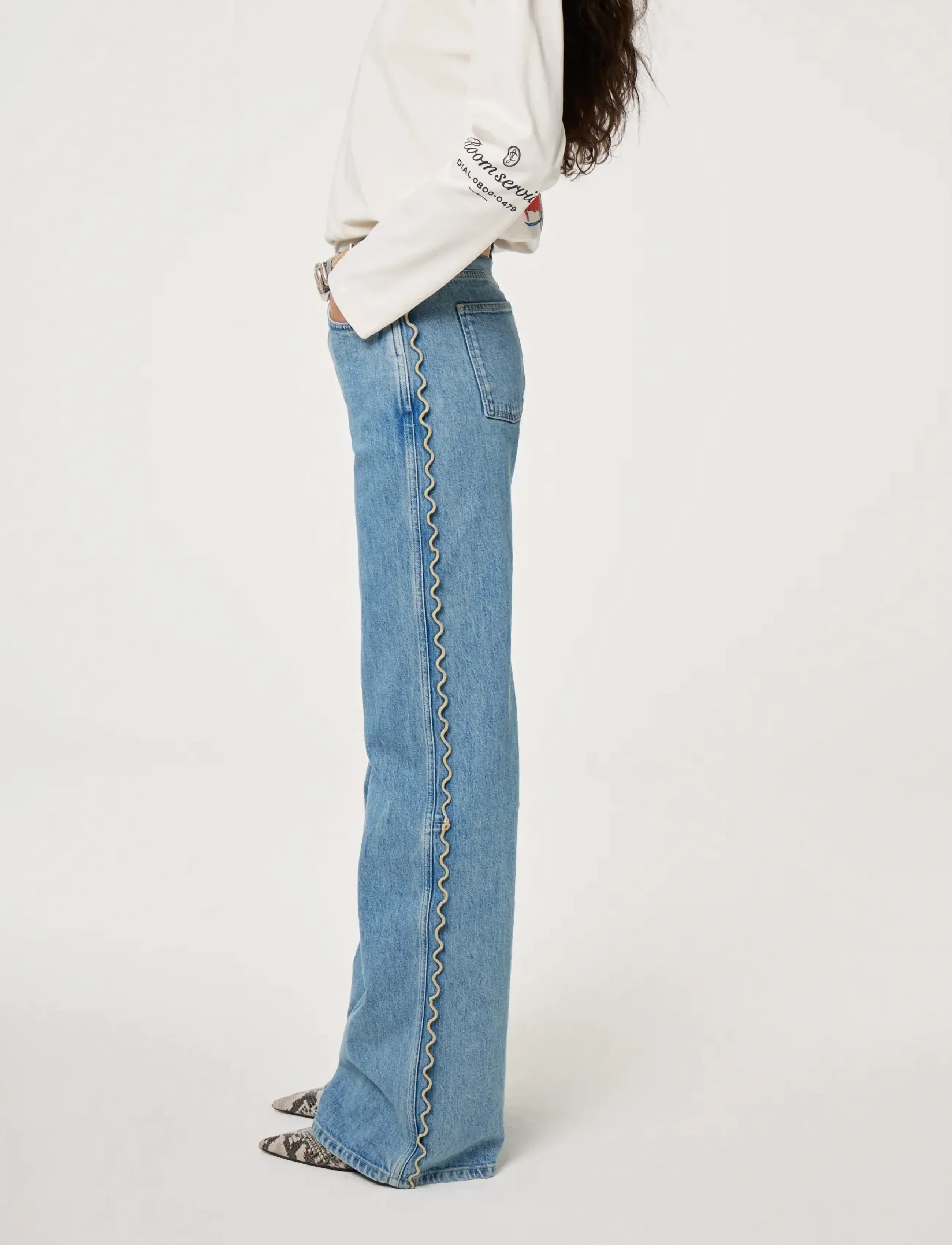 Fabienne Chapot - Thea Wide Leg Jeans - wide leg jeans - mid blue - 2