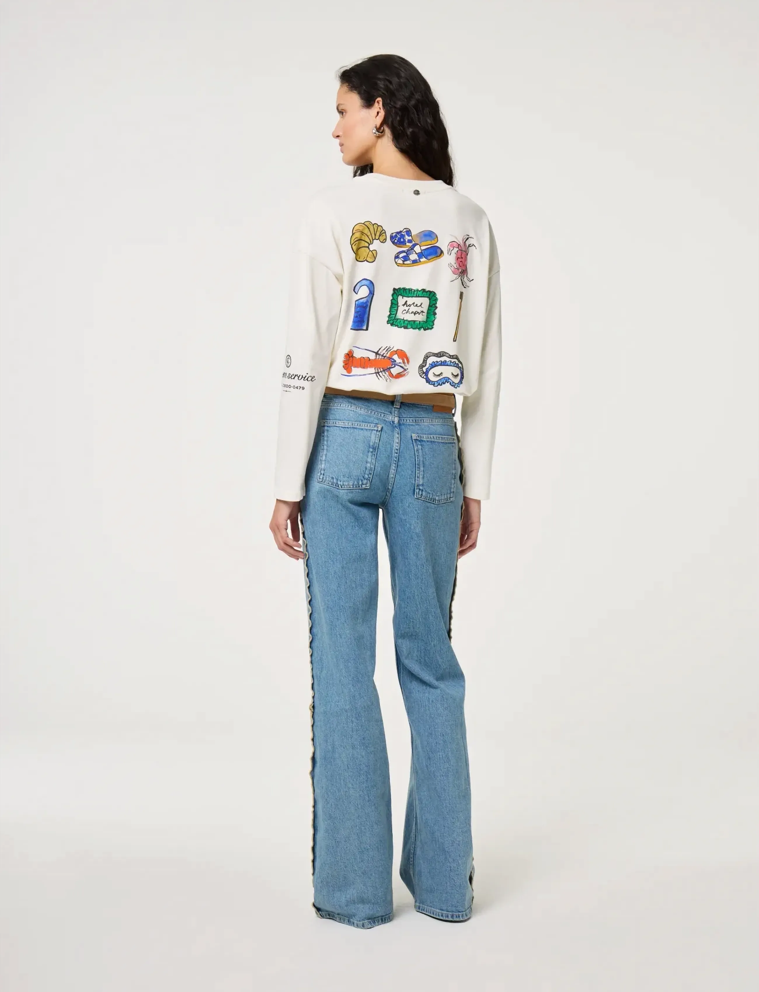 Fabienne Chapot - Thea Wide Leg Jeans - wide leg jeans - mid blue - 3