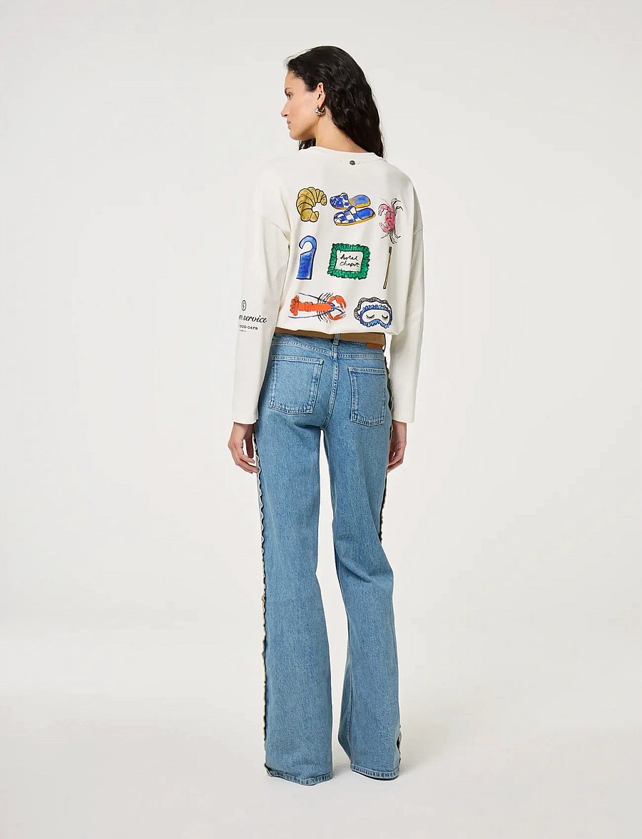 Fabienne Chapot - Thea Wide Leg Jeans - wide leg jeans - mid blue - 3