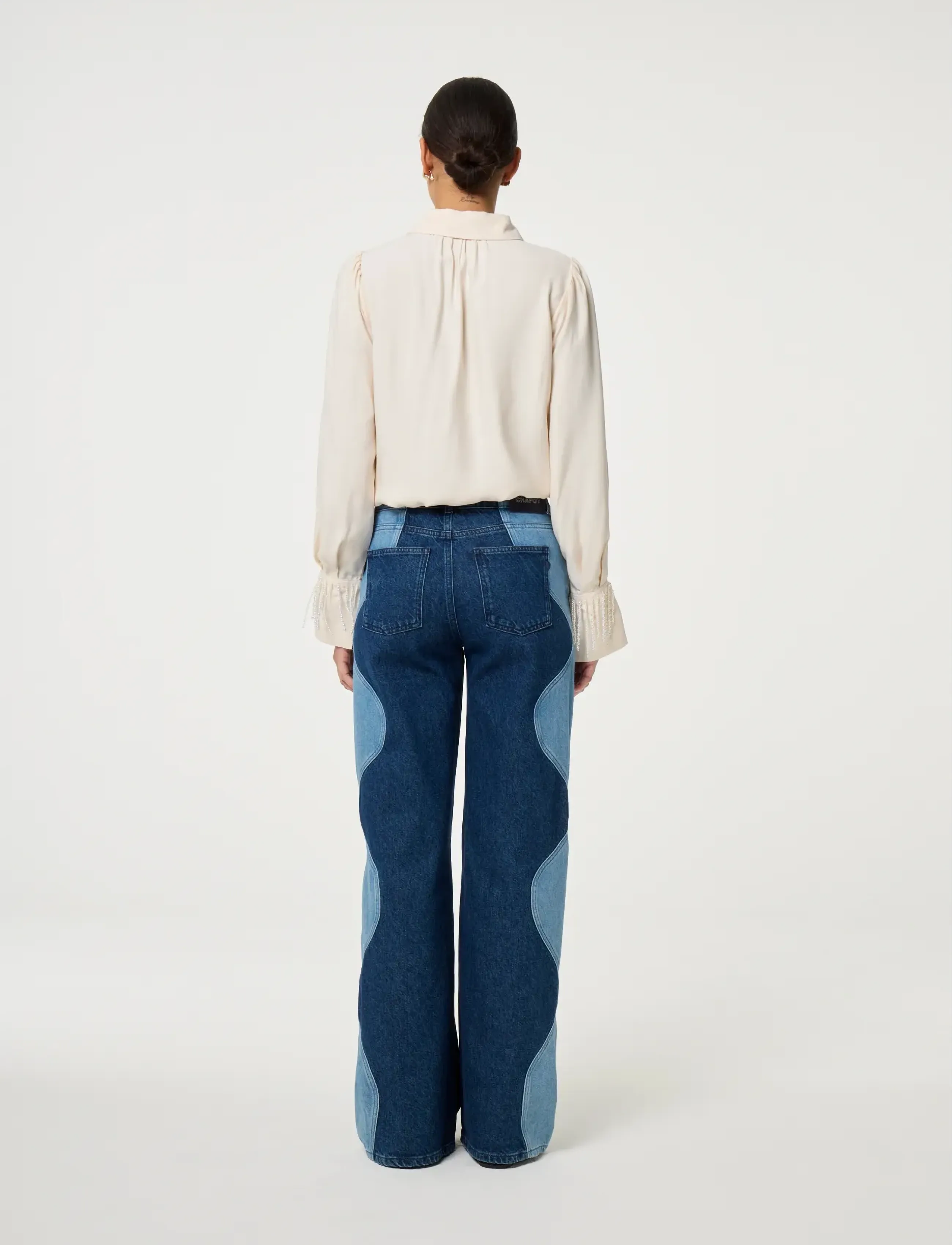 Fabienne Chapot - Thea Wavy Jeans - brede jeans - wavy blue - 3