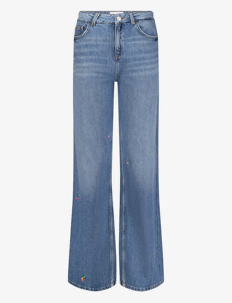 Fabienne Chapot - Thea Wide Leg Jeans - vida jeans - mid blue - 1