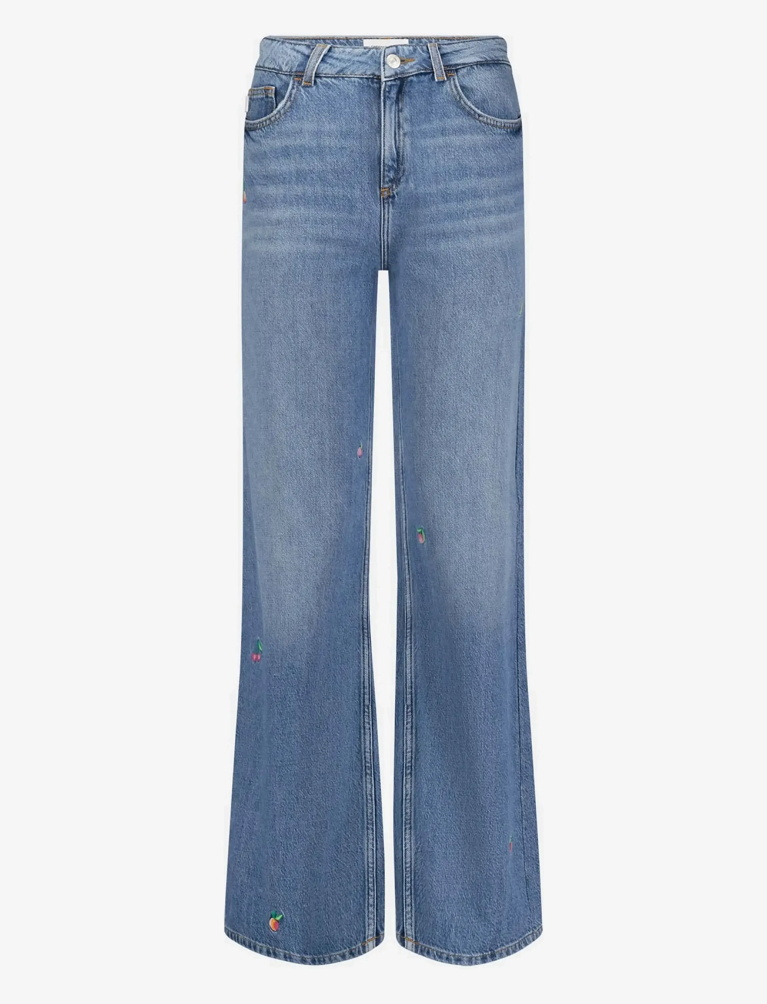 Fabienne Chapot Thea Wide Leg Jeans - Fabienne Chapot - MID BLUE / blue