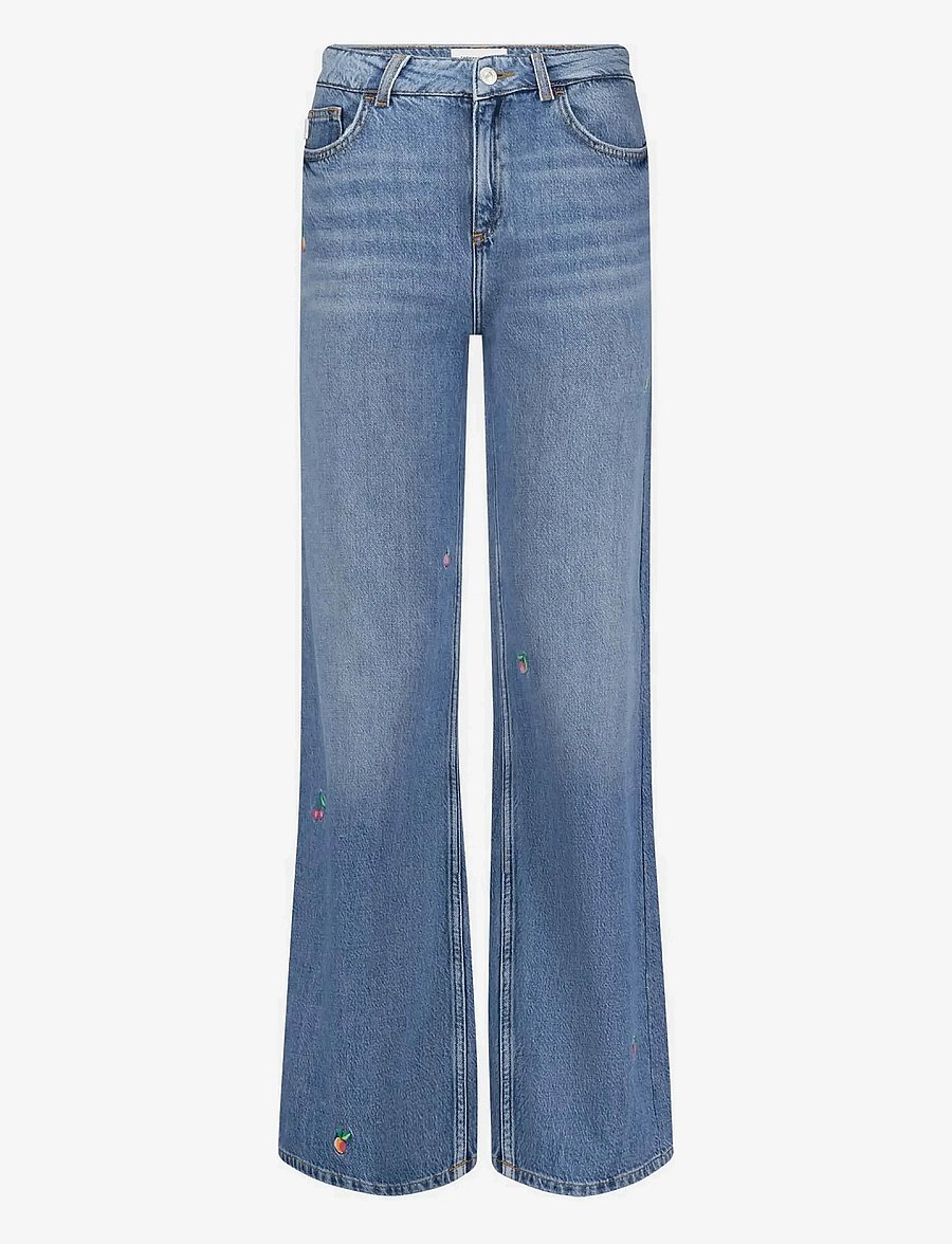 Fabienne Chapot - Thea Wide Leg Jeans - mid blue - 1