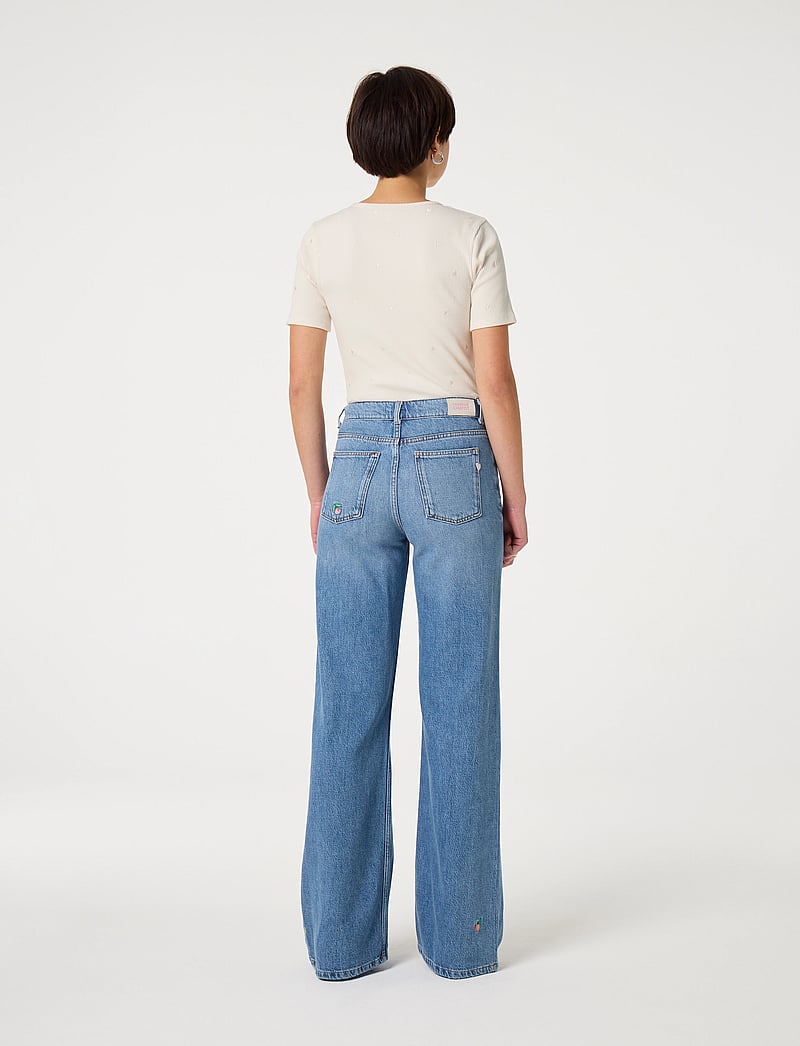 Fabienne Chapot - Thea Wide Leg Jeans - vida jeans - mid blue - 3