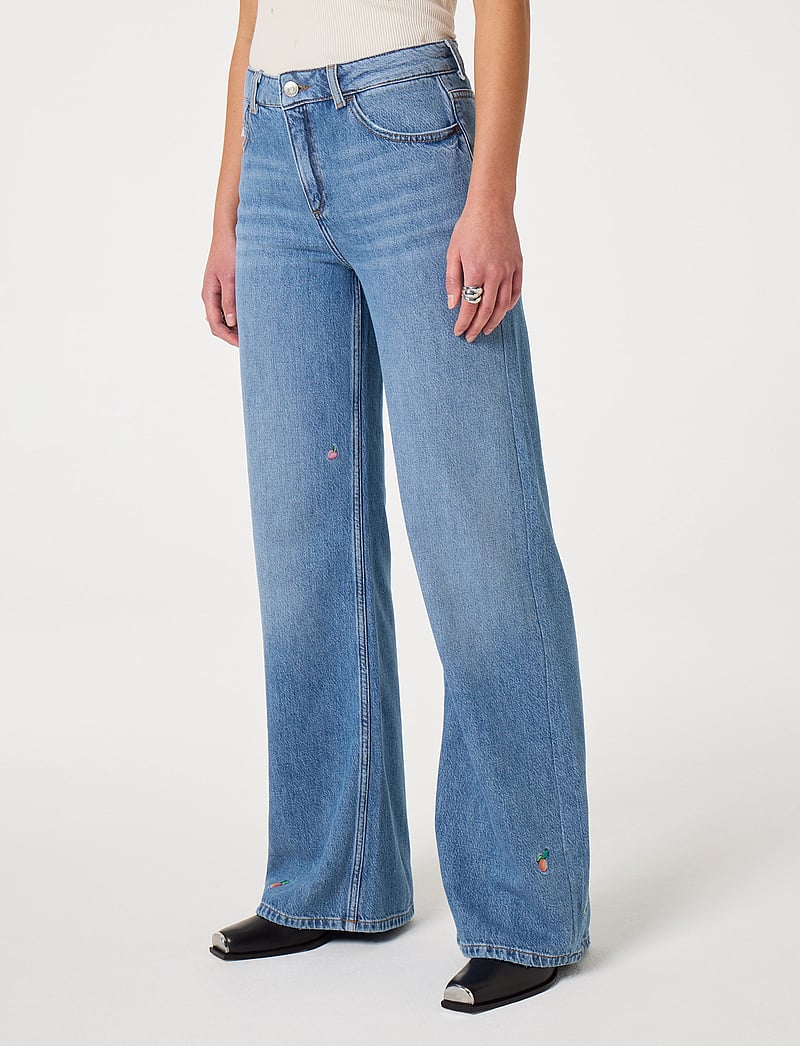 Fabienne Chapot - Thea Wide Leg Jeans - vida jeans - mid blue - 4