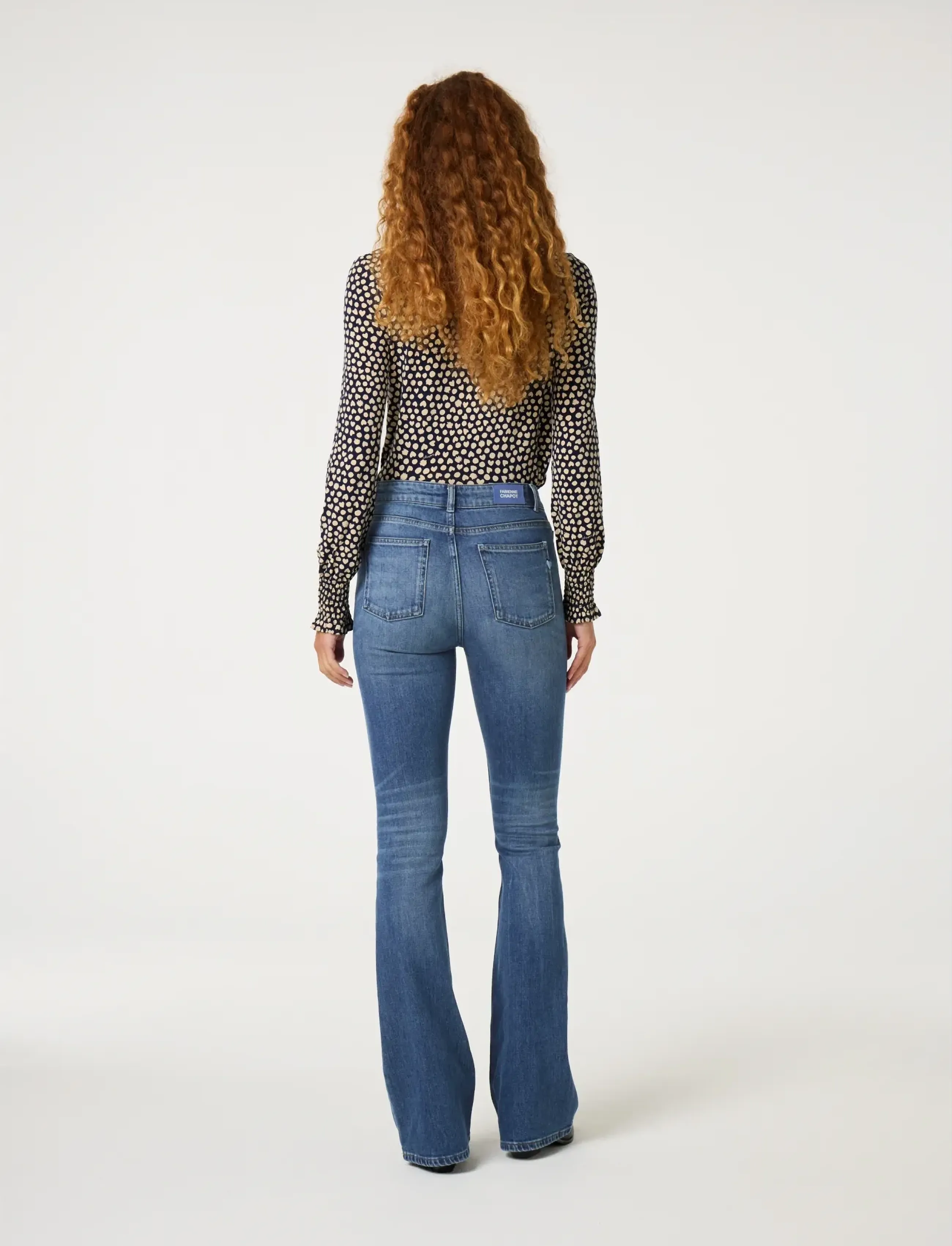 Fabienne Chapot - Eva Flare Jeans - utsvängda jeans - mid blue - 2