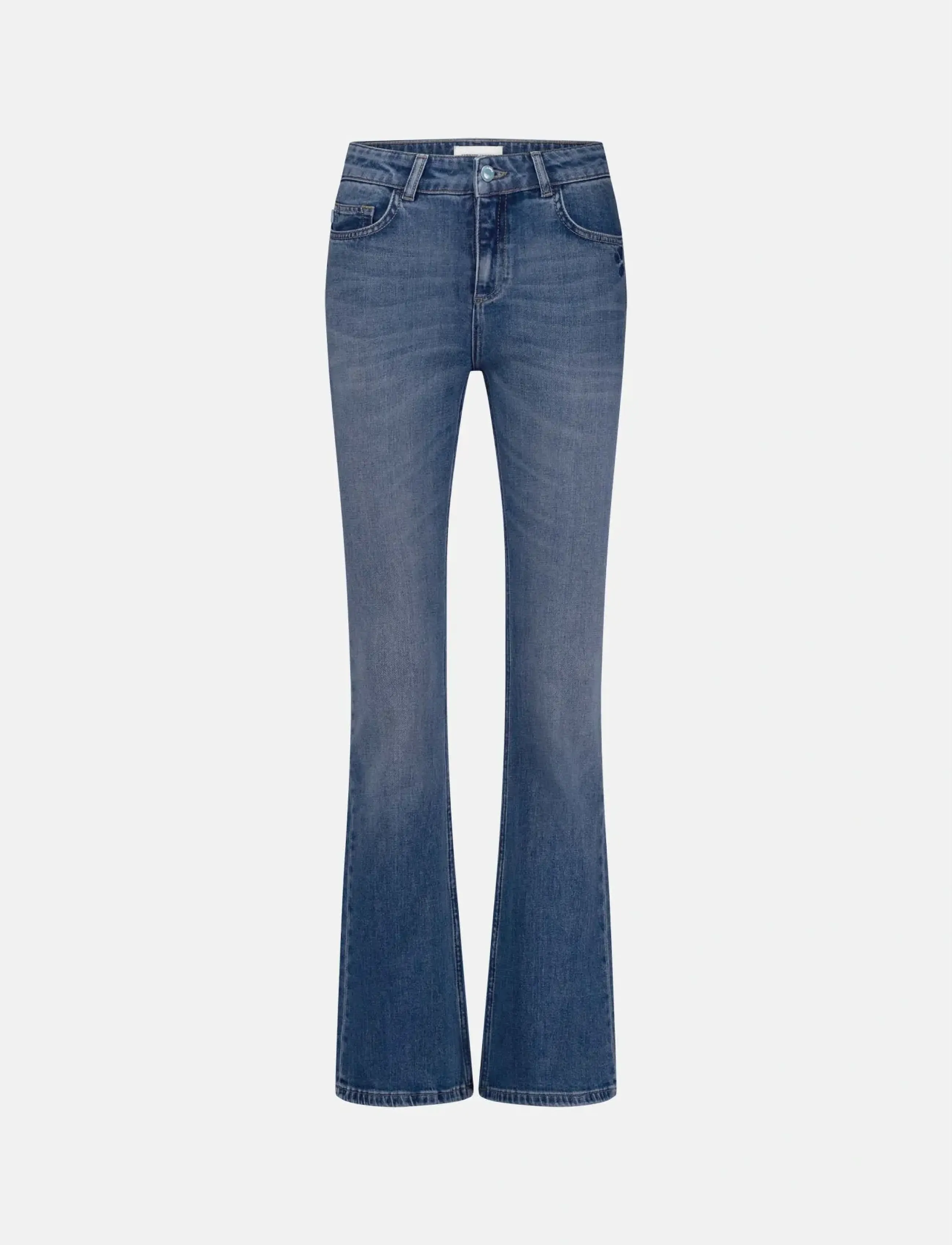 Fabienne Chapot - Eva Flare Jeans - utsvängda jeans - mid blue - 3