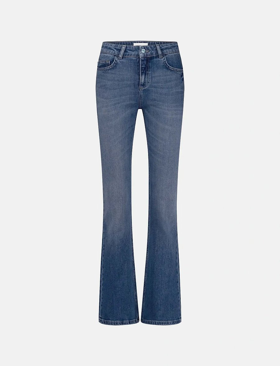 Fabienne Chapot - Eva Flare Jeans - utsvängda jeans - mid blue - 3