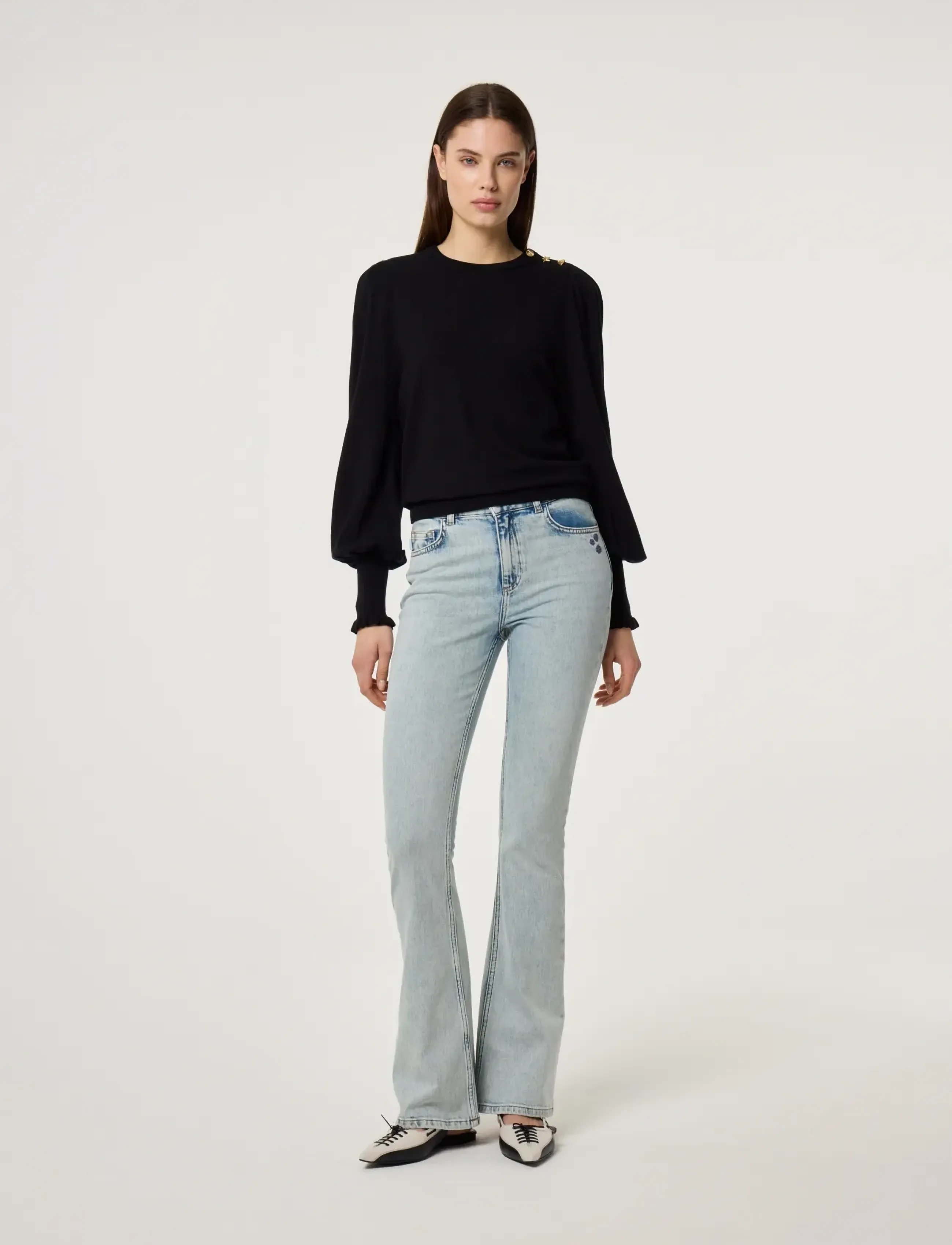 Fabienne Chapot - Eva Flare Jeans - bootcut-jeans - light blue - 1