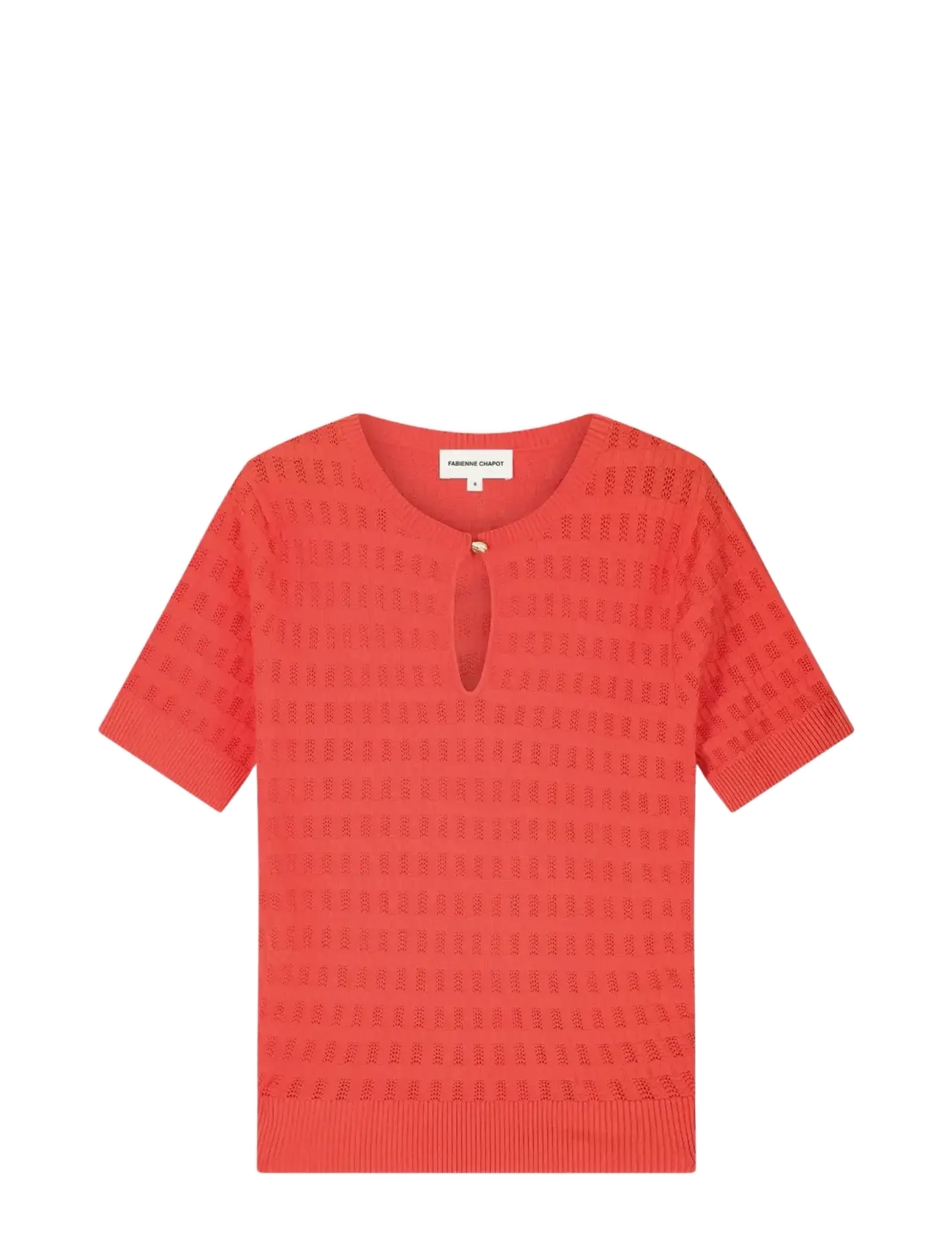 Fabienne Chapot Masja Pullover, M, Red, Strik > Trøjer, Dame