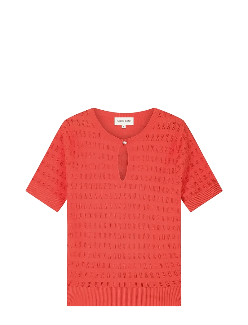 Fabienne Chapot - Masja Pullover - striktrøjer - tangerine tango - 0