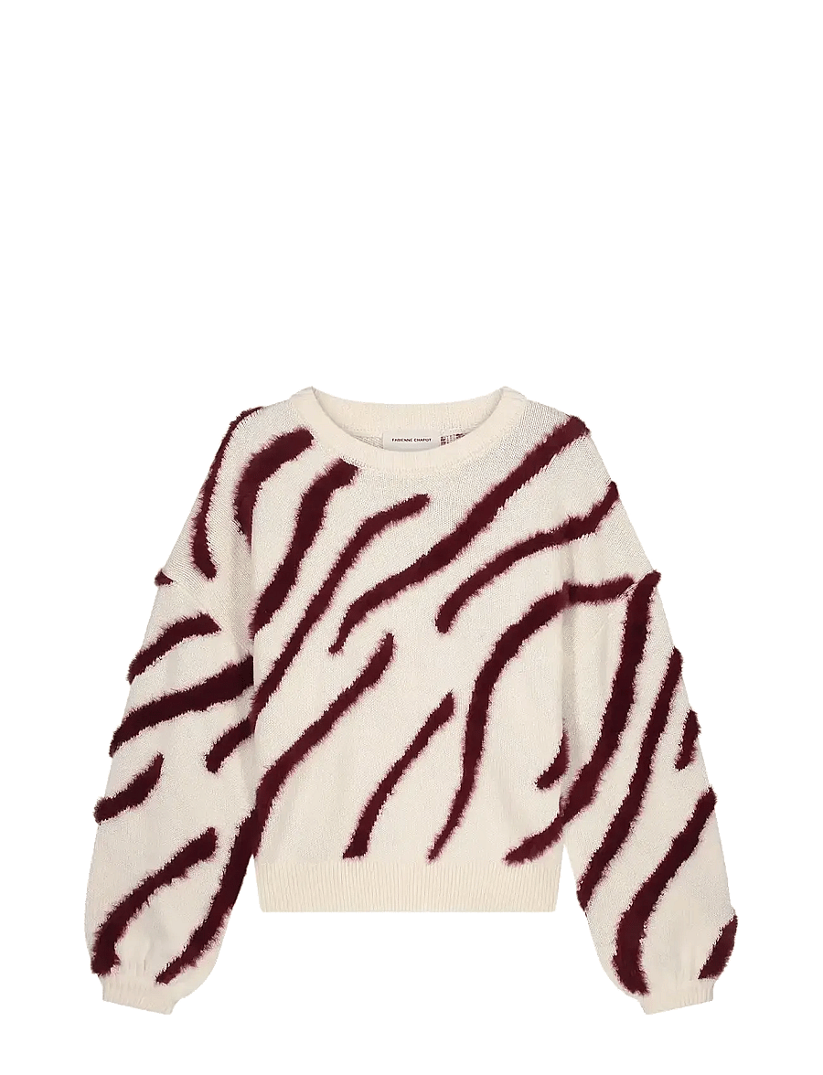 Fabienne Chapot - Zebra Pullover - džemperi - cosy white - 1
