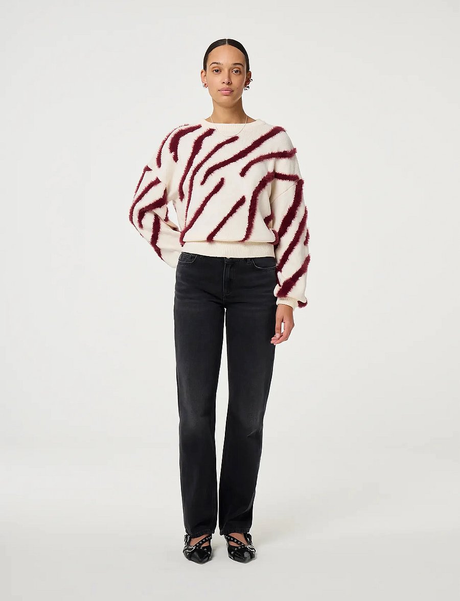 Fabienne Chapot - Zebra Pullover - džemperi - cosy white - 0