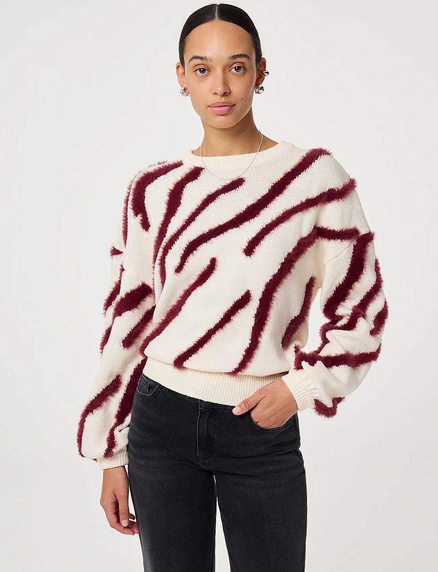 Fabienne Chapot - Zebra Pullover - džemperi - cosy white - 2