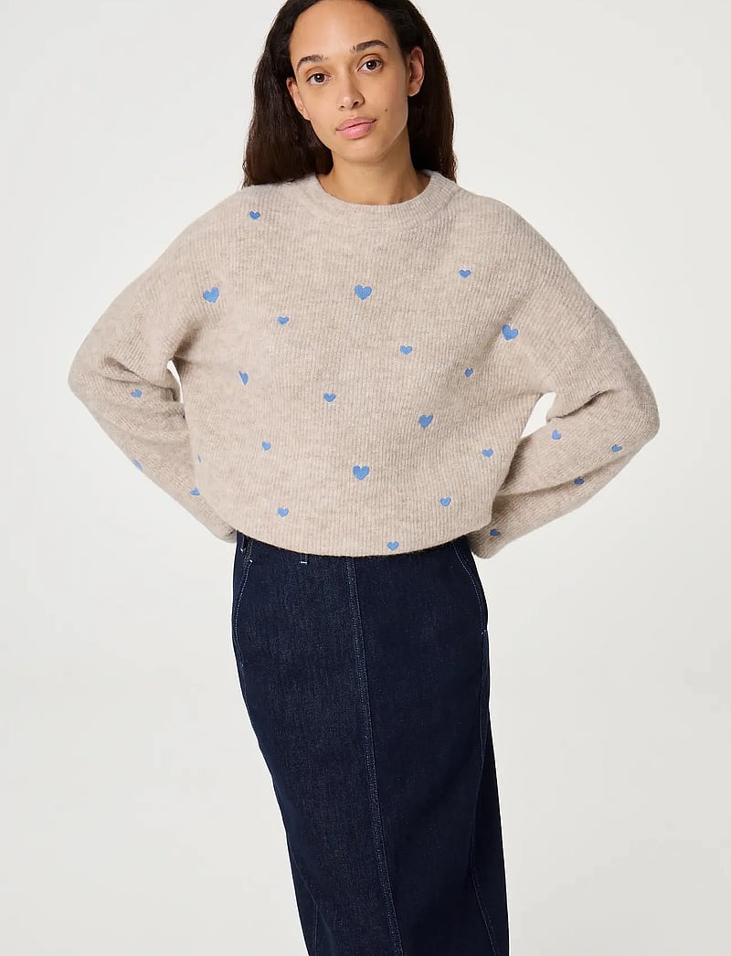 Fabienne Chapot - Lidia Pullover - stickade tröjor - oatmeal melange - 0