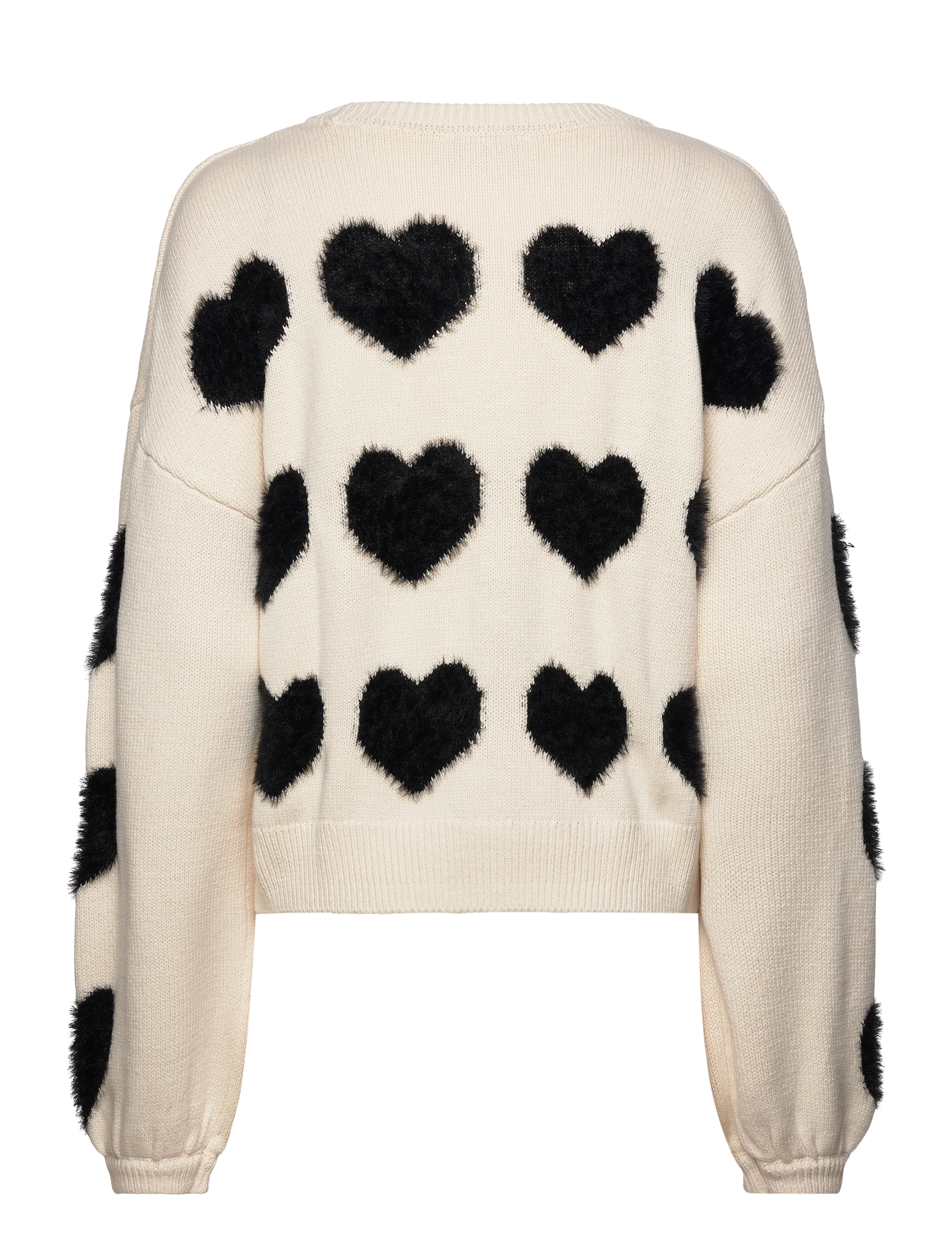 Fabienne Chapot - Heart Pullover - pullover - cosy white/black ink - 2