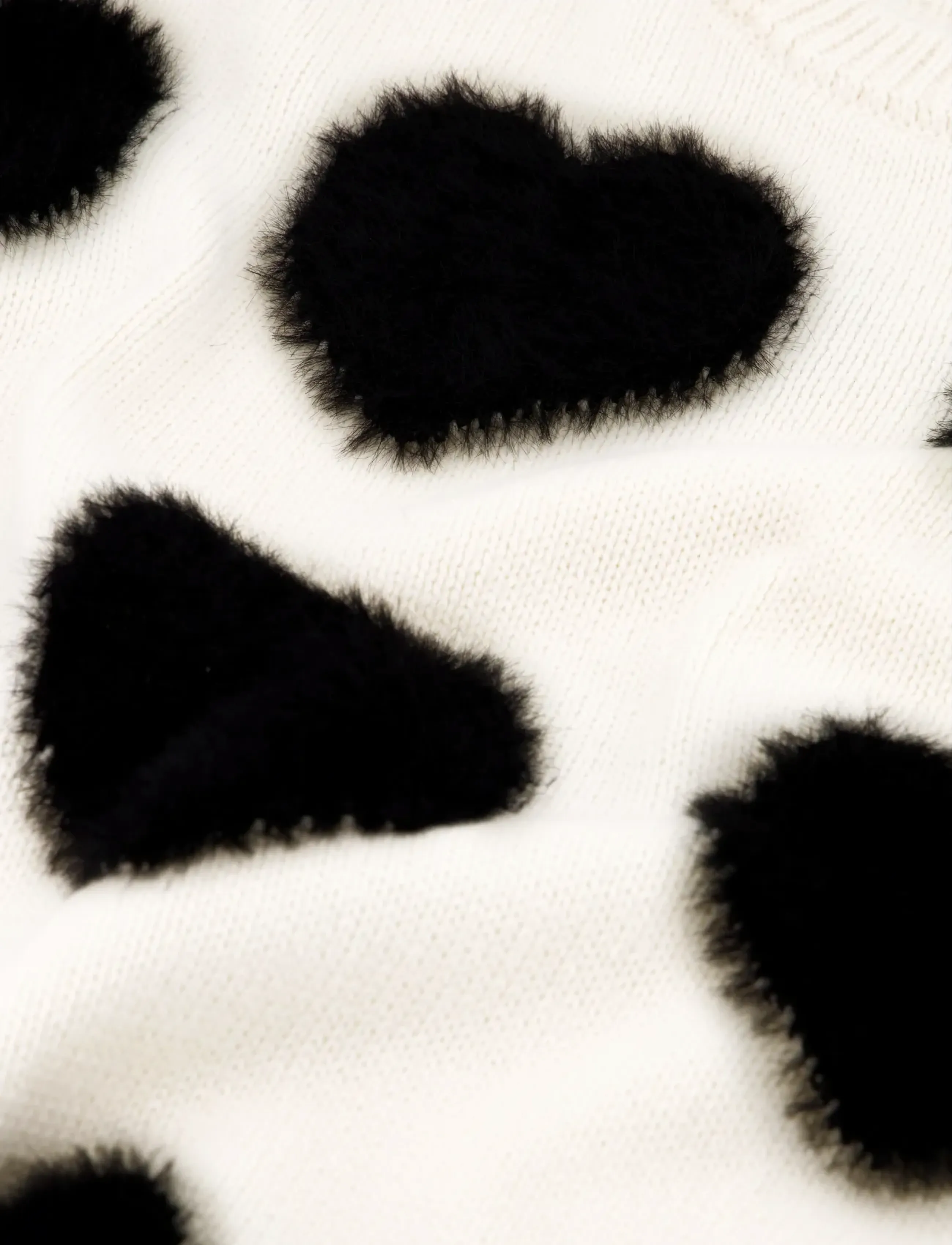 Fabienne Chapot - Heart Pullover - pullover - cosy white/black ink - 5