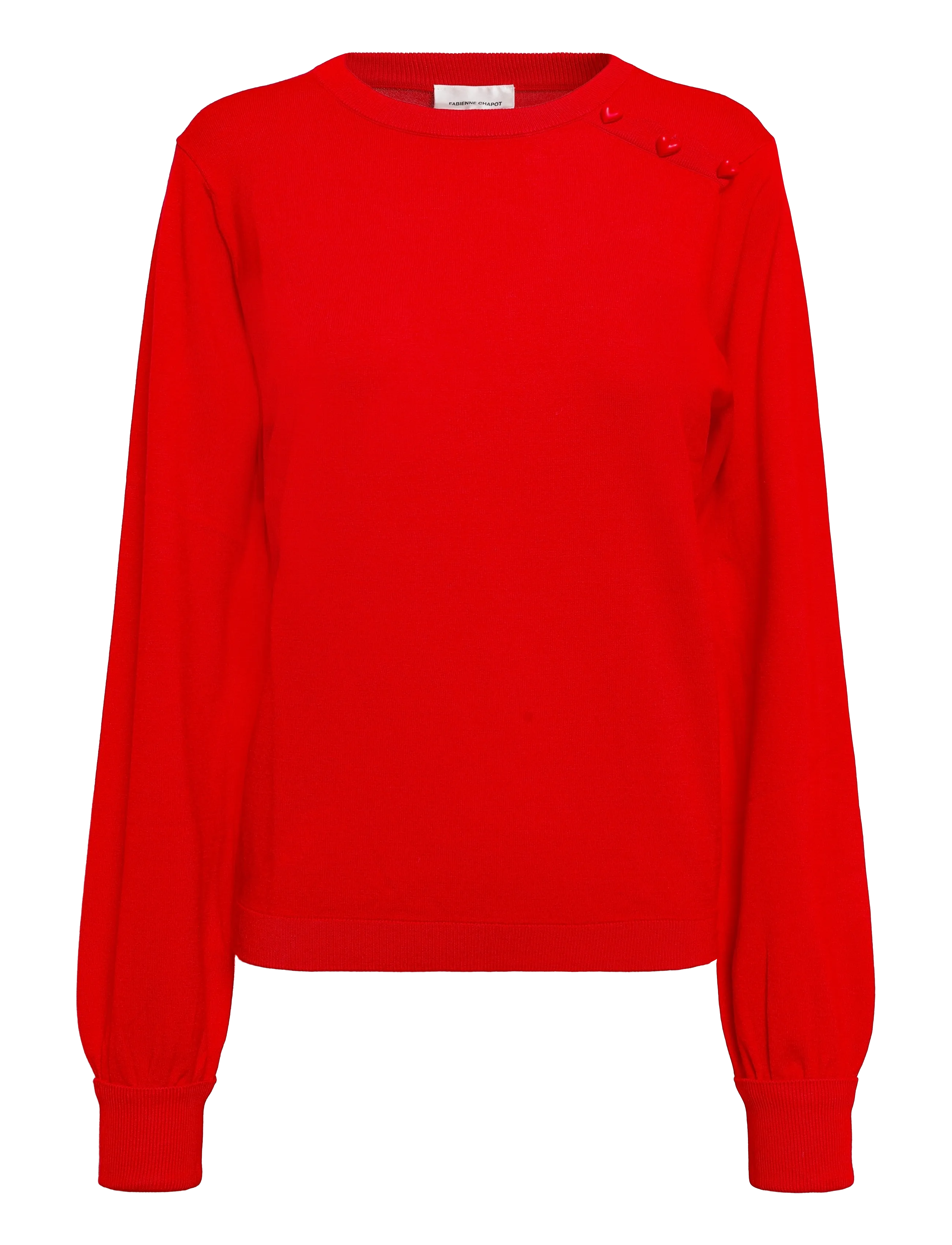 Fabienne Chapot Molly Cuff Pullover - Riided - RED HOT CHILLI / red