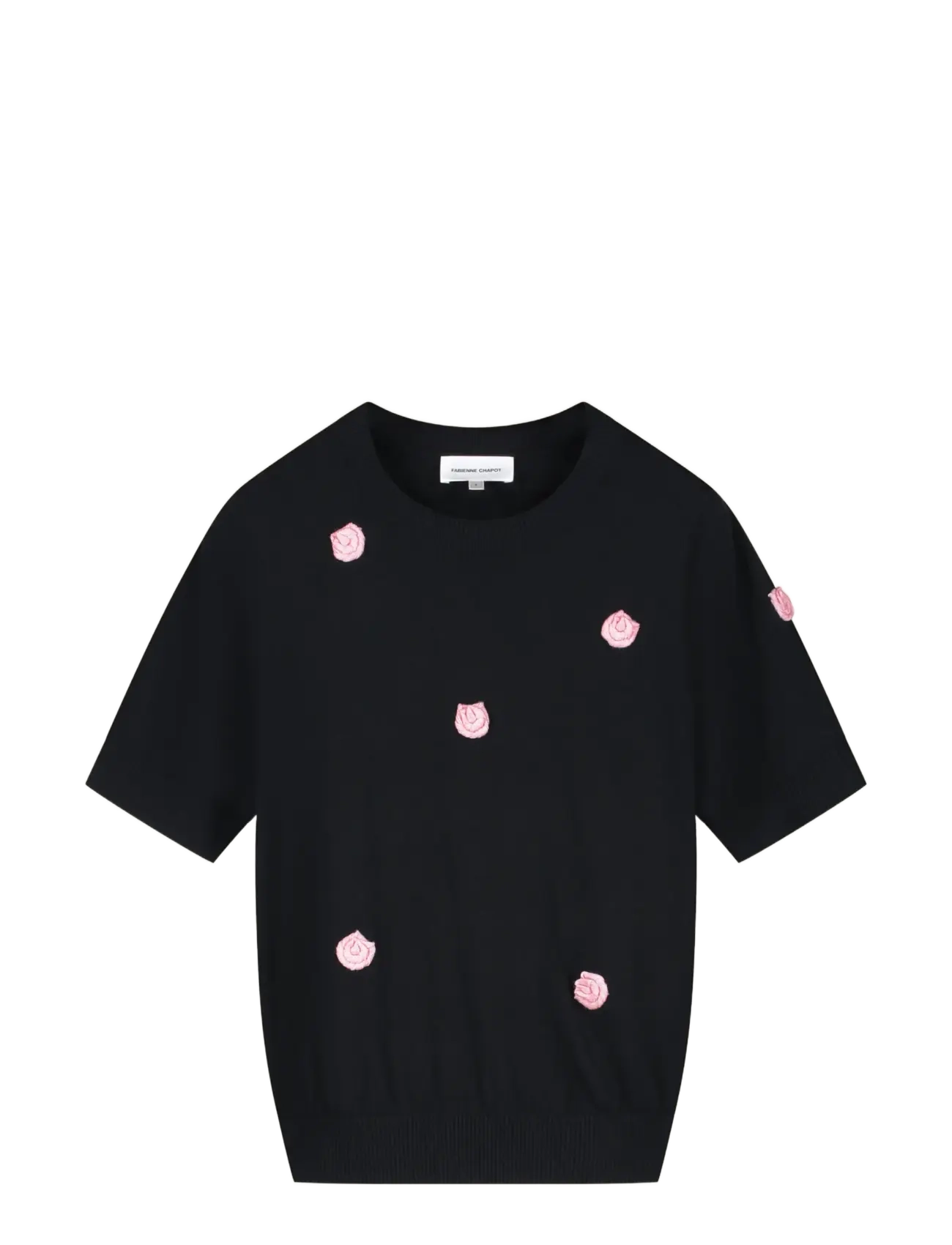 Fabienne Chapot Bibi Rose Pullover - Striktrøjer - BLACK / black