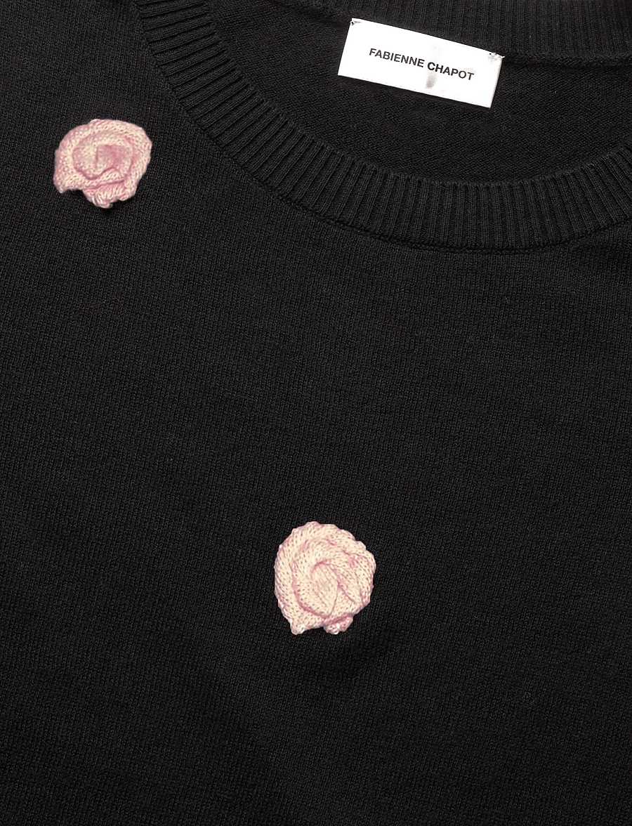 Fabienne Chapot - Bibi Rose Pullover - pullover - black - 2
