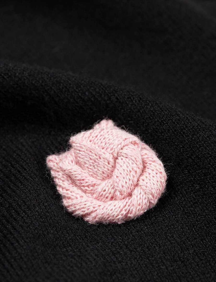 Fabienne Chapot - Bibi Rose Pullover - striktrøjer - black - 1