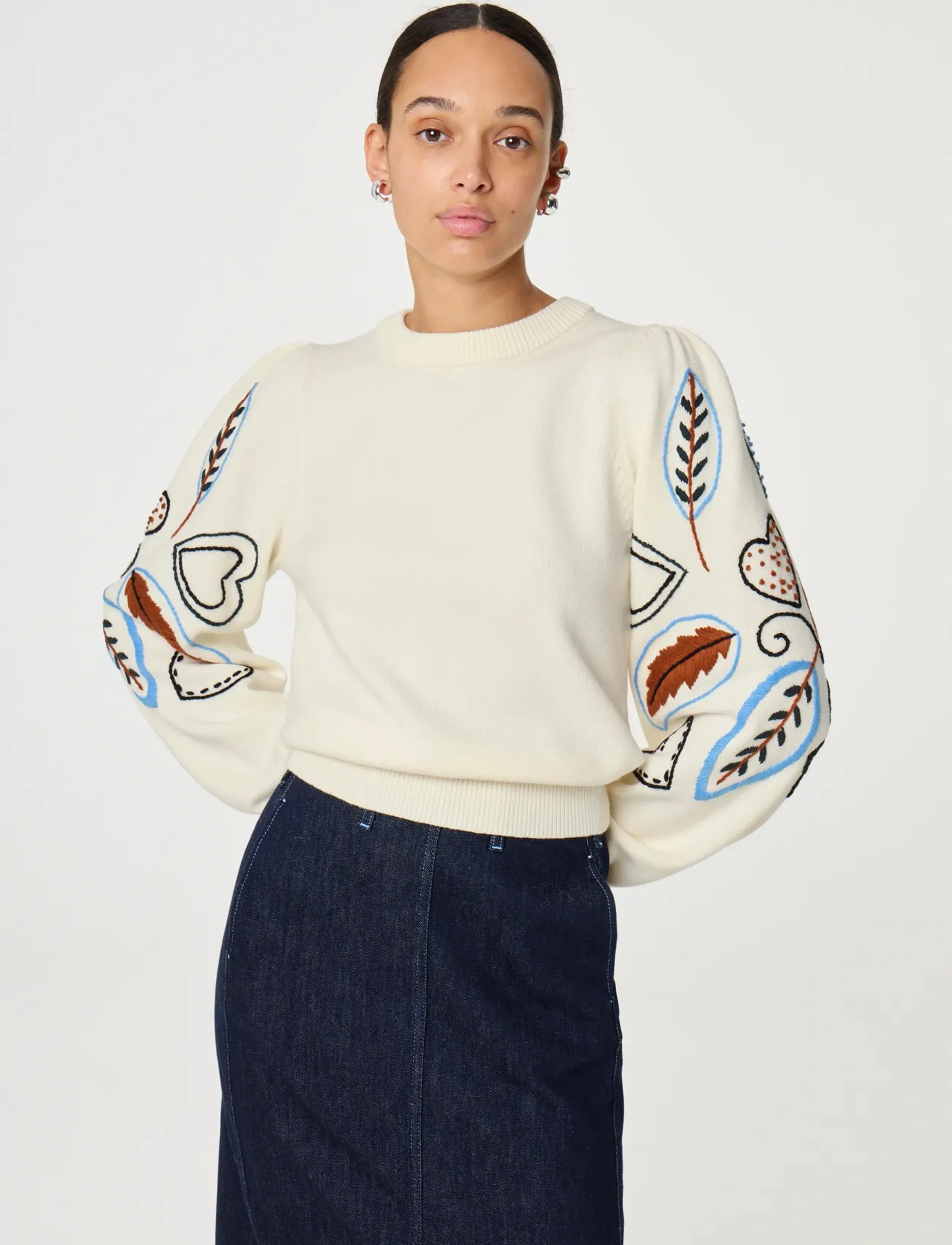Fabienne Chapot Vesper Pullover, XL, Cream, Strik > Trøjer, Dame