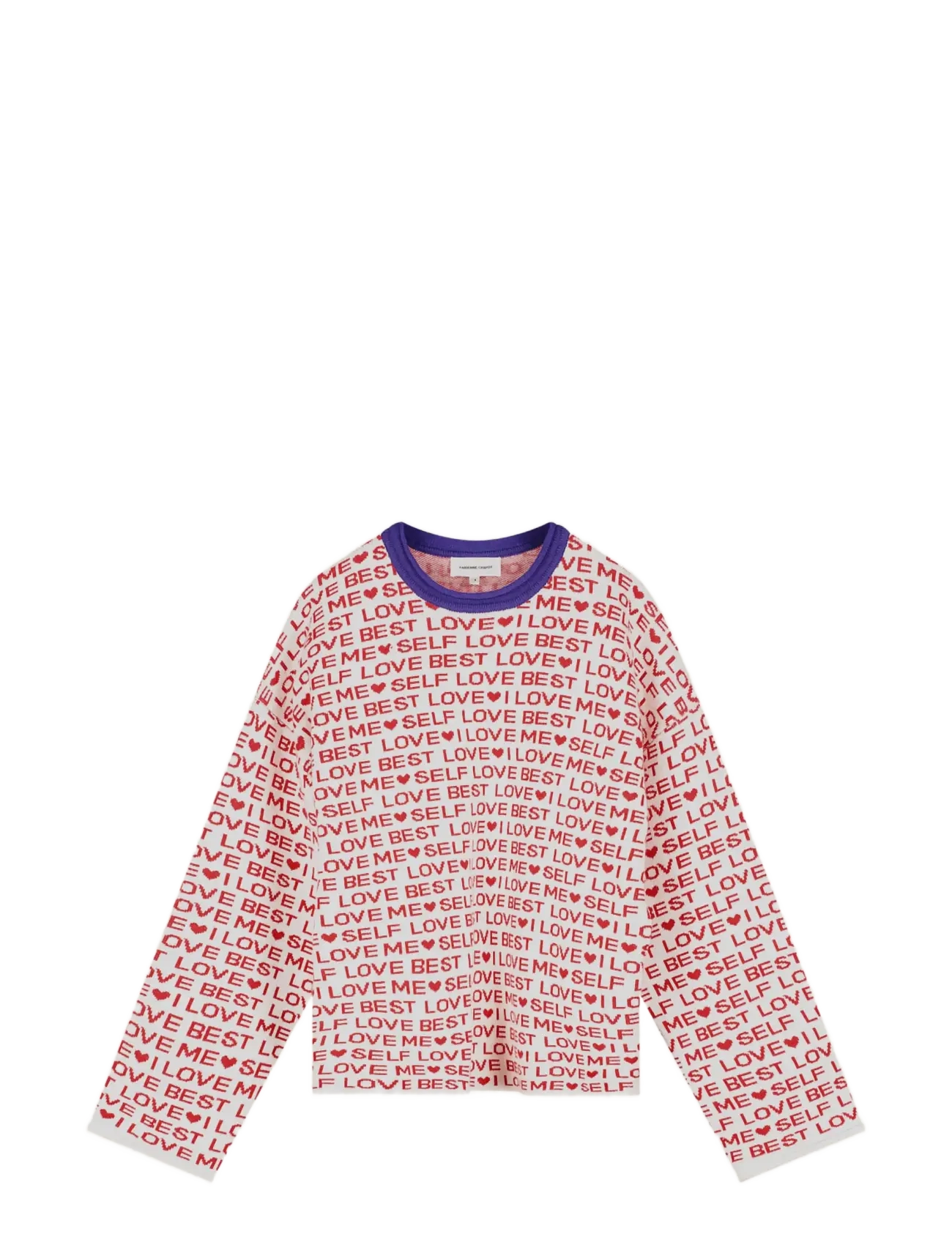 Fabienne Chapot Love Letter Pullover - Jumpers - COSY WHITE / white