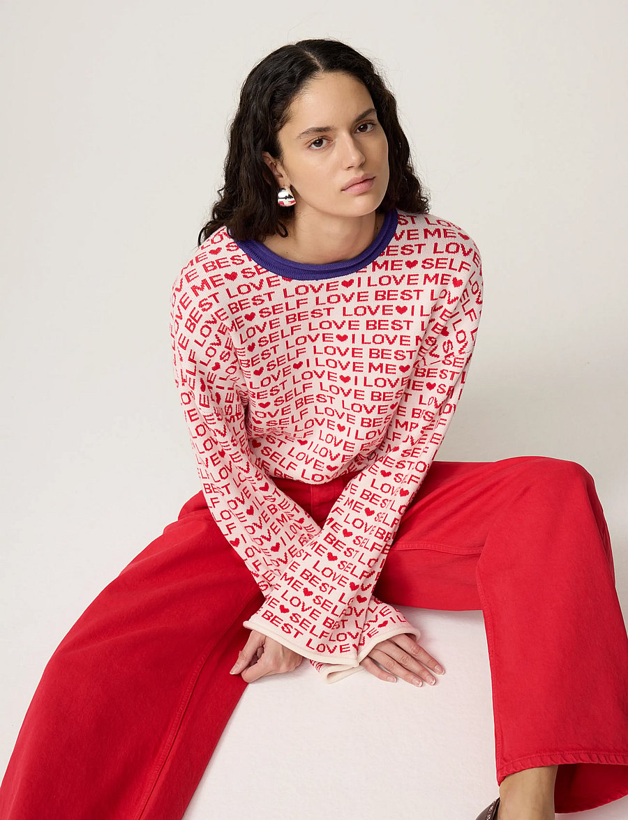 Fabienne Chapot - Love Letter Pullover - jumpers - cosy white - 4